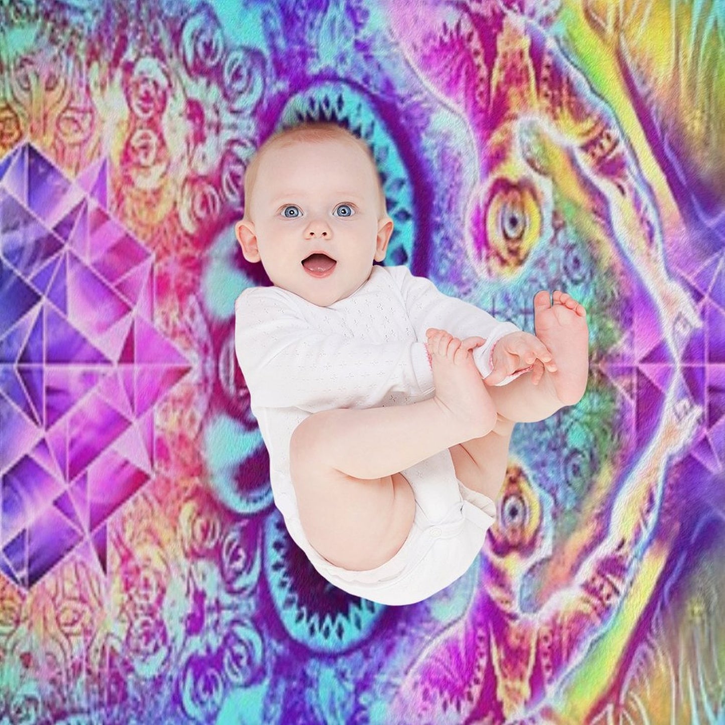 Transition to Butterfly Wrinkle-free Throw Blanket