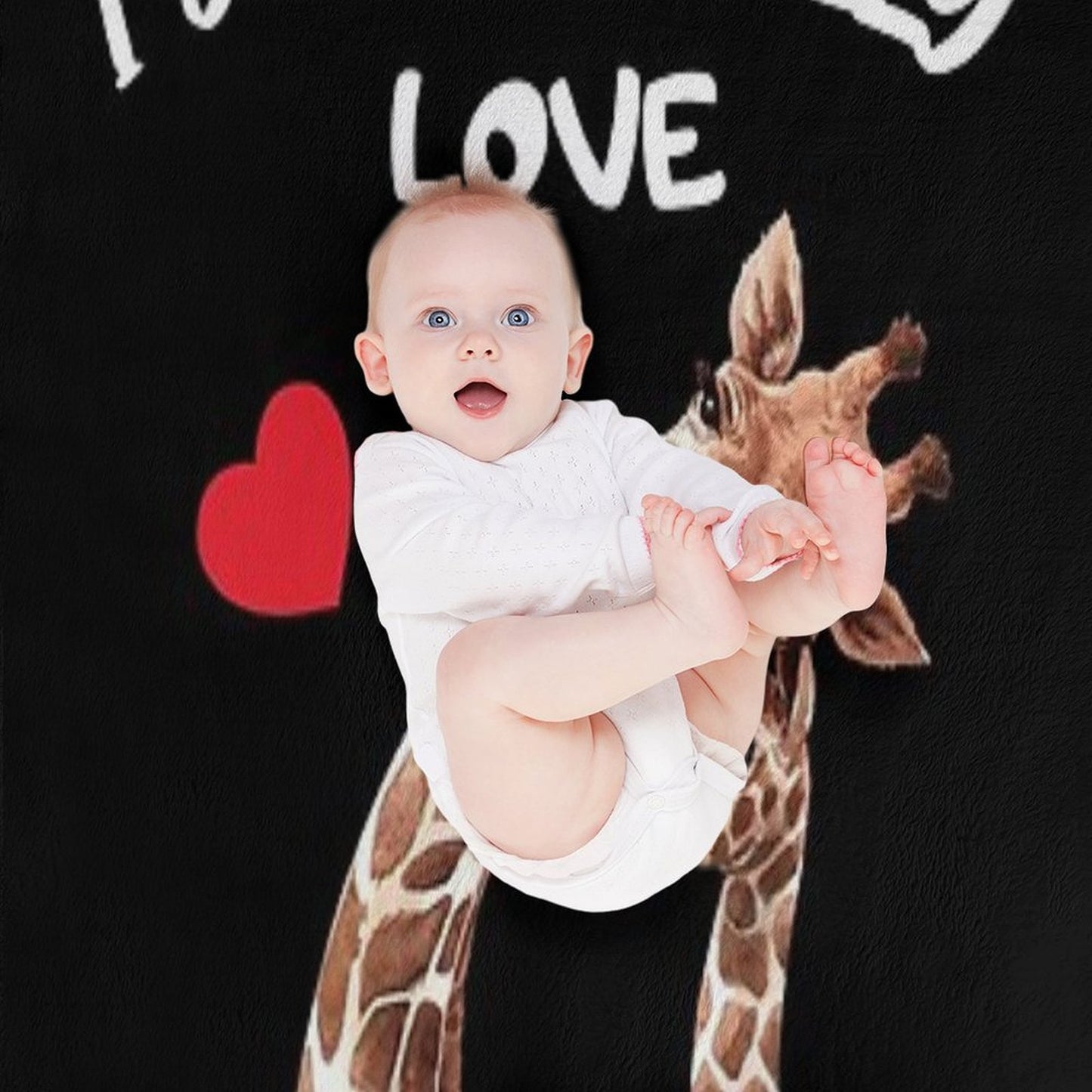 I Just Really Love Giraffes Premium Throw Blanket