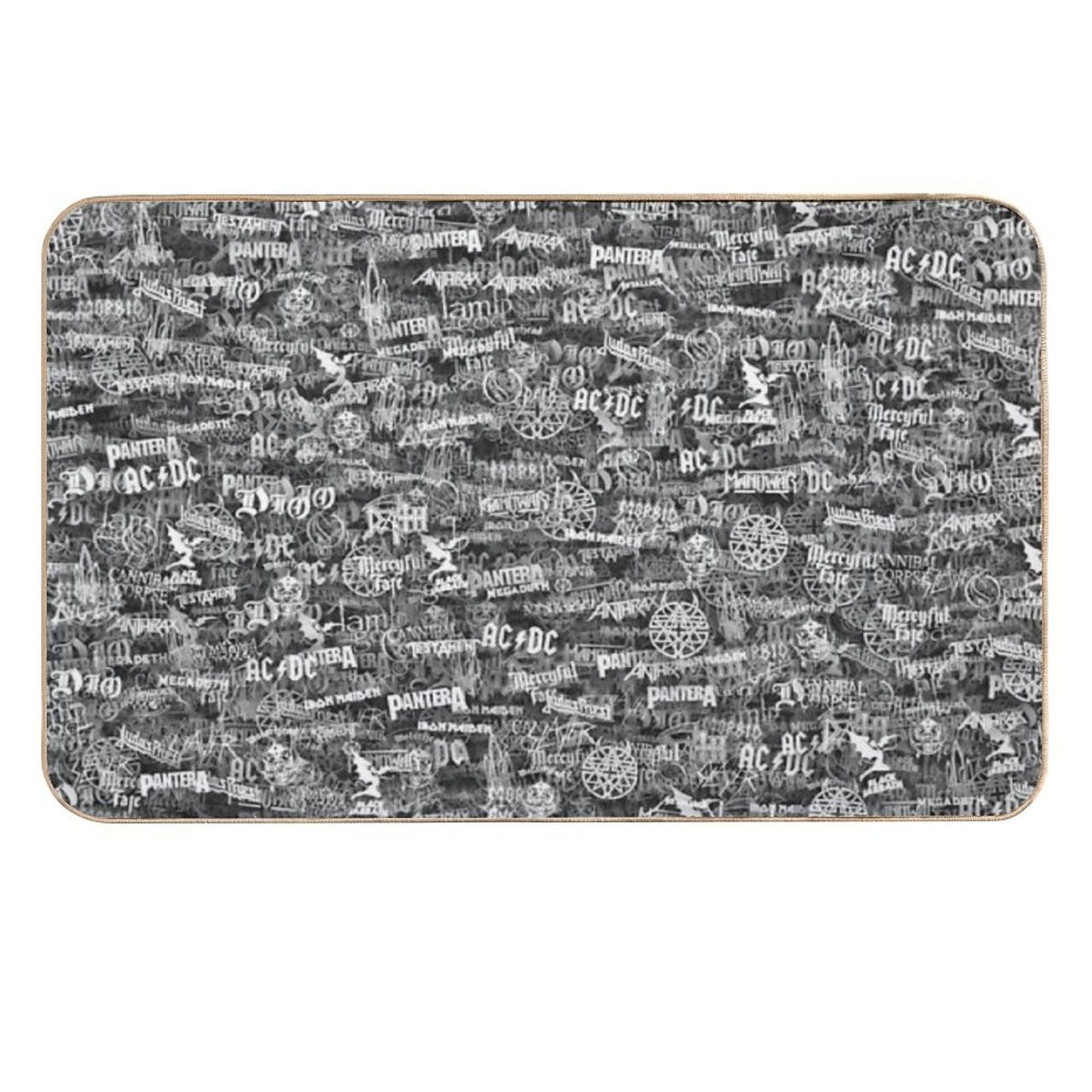 Heavy Metal Bands Pet-Safe Bath Mat