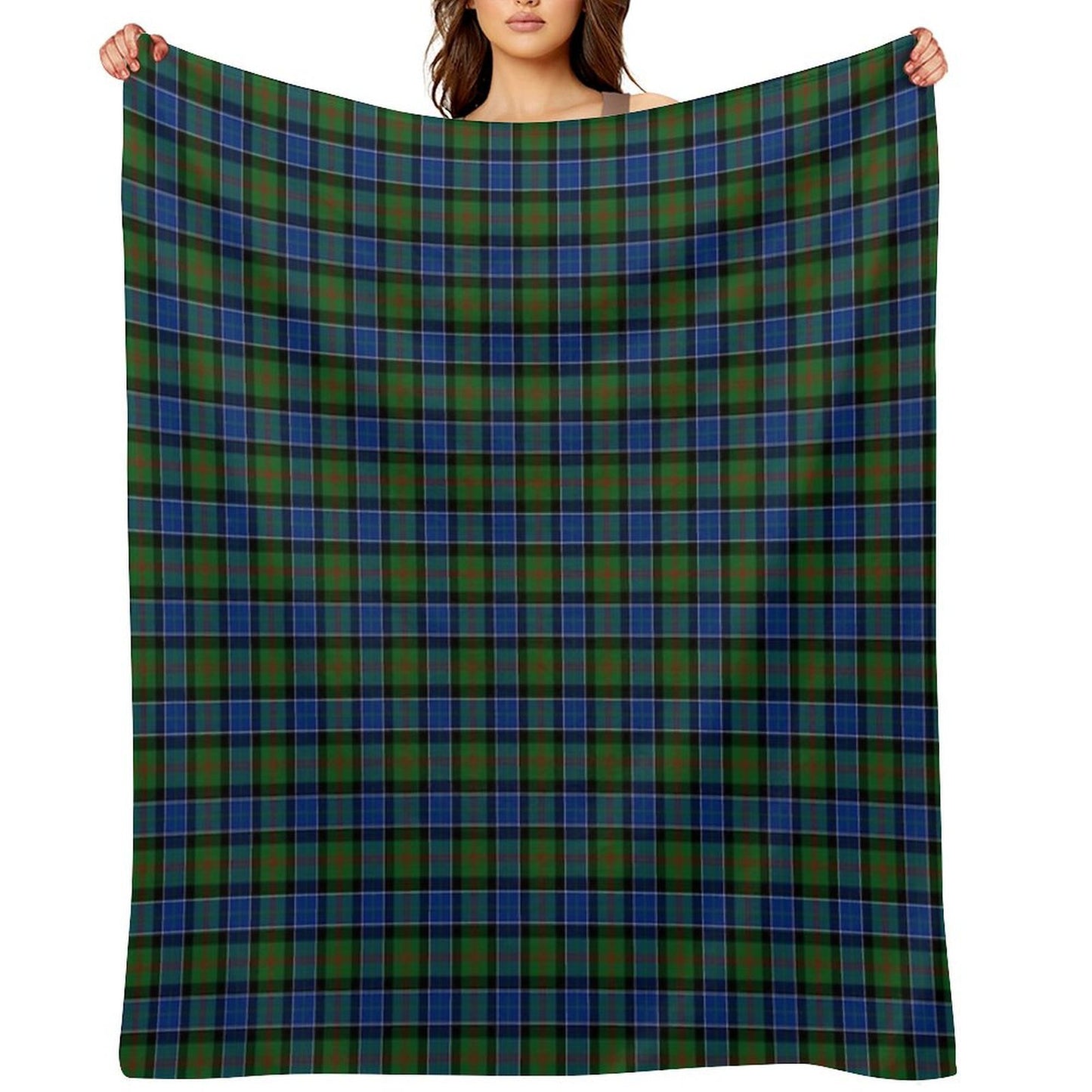 Clan Paterson Tartan Multi-functional Throw Blanket
