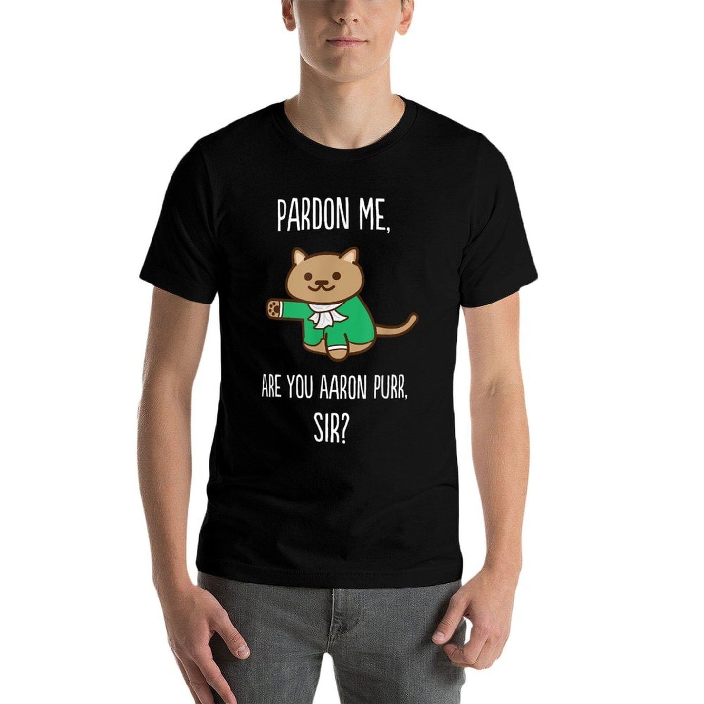 The Hamilton Cat T-shirt for Men Women Kids Slim-fit Cut T-Shirt