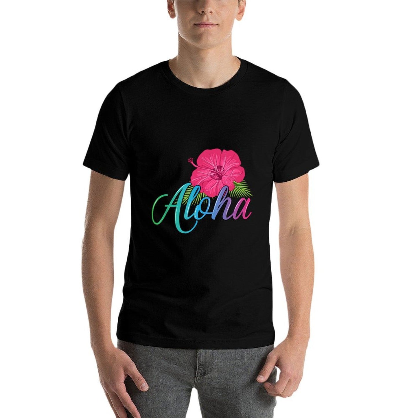 Aloha Hawaii from The Island - Feel The Aloha Flower Spirit! Odor-resistant T-Shirt