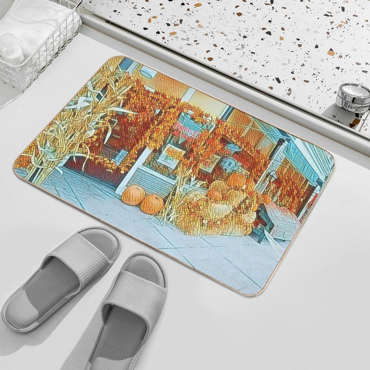 The Town Market Repositionable Bath Mat