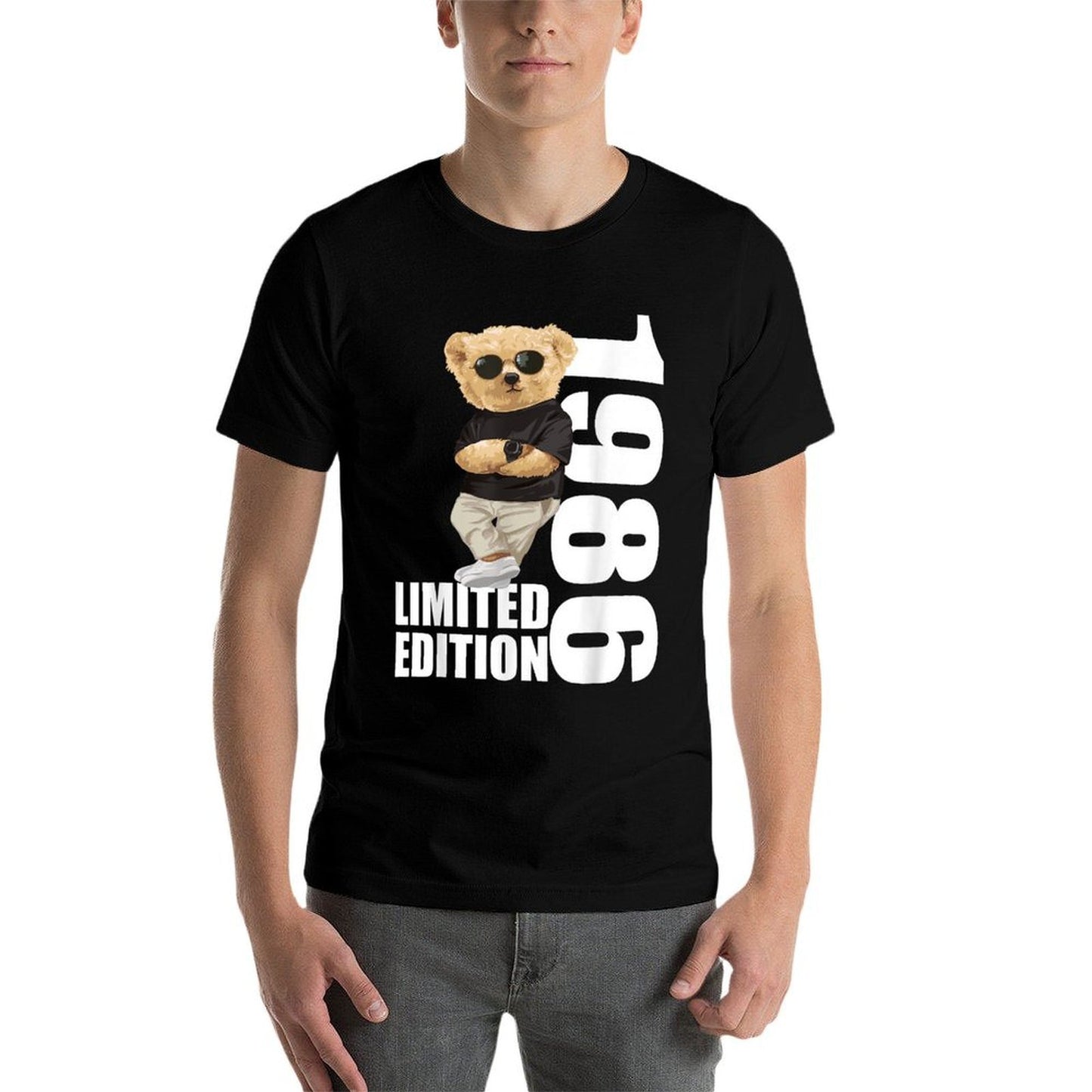 Limited Edition 1986 Bear Bears Birthday 1986 Vintage 1986 Stretchy T-Shirt