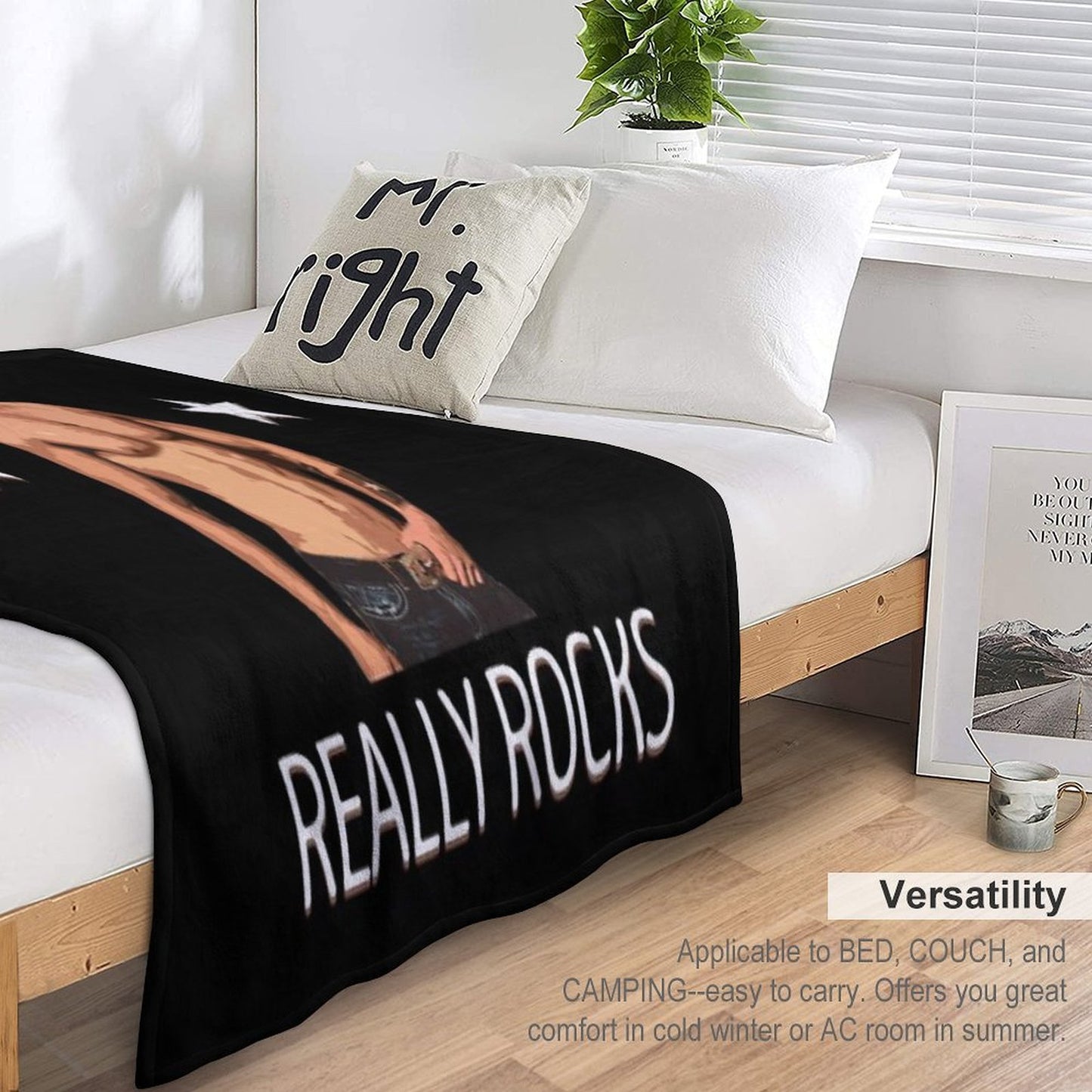 Ram Ranch T-ShirtRam Ranch Really Rocks Durable Throw Blanket