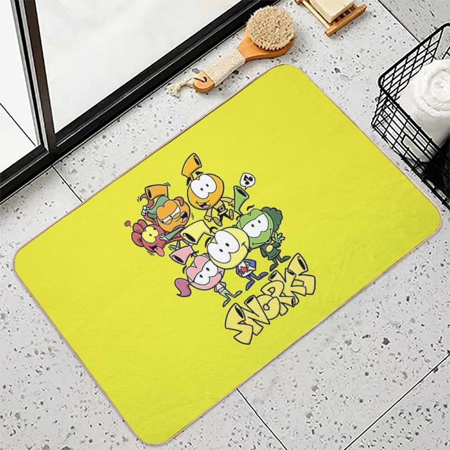 The Snorks Family Fade-Resistant Bath Mat
