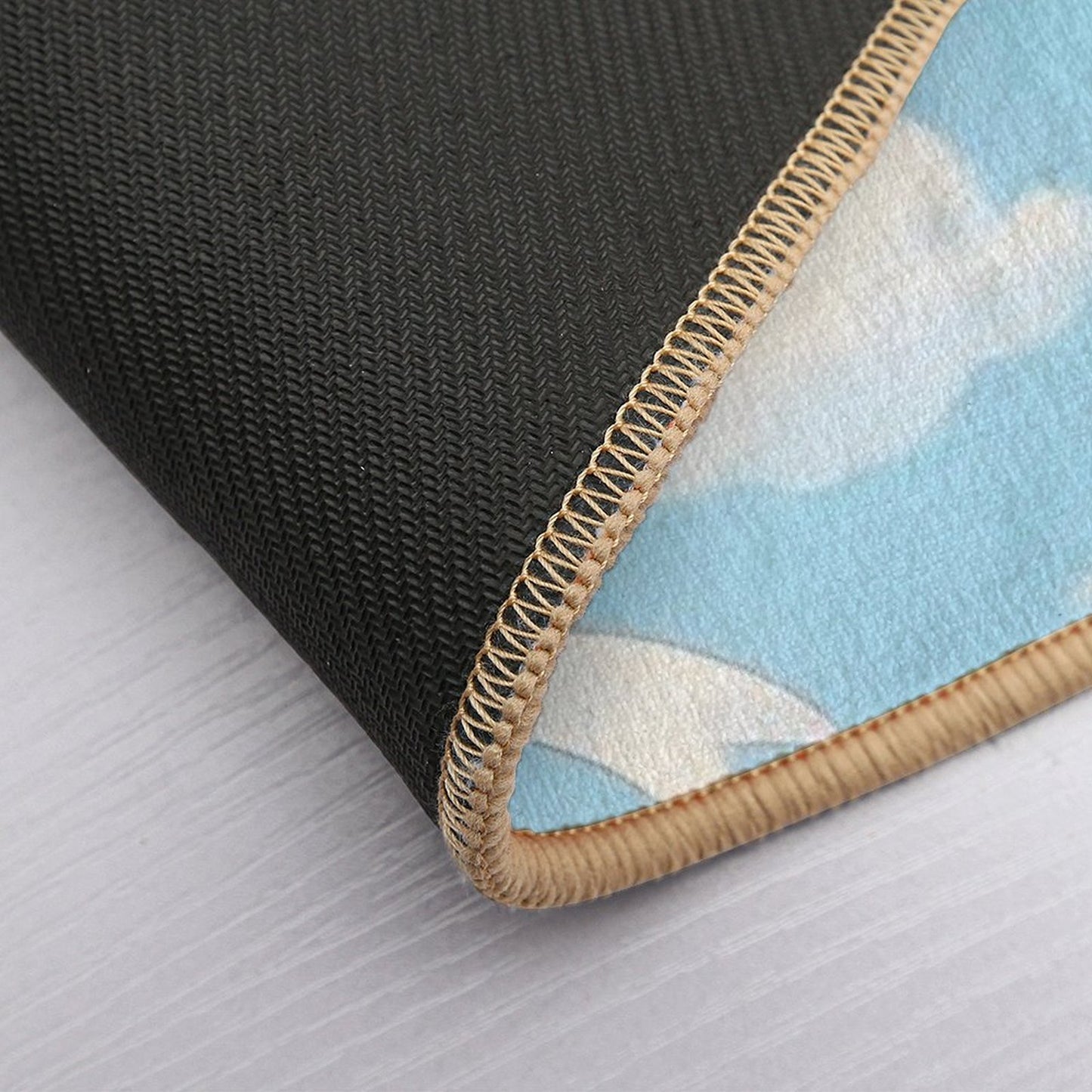 Oops! The Ribbons Slipped Fade-Resistant Bath Mat