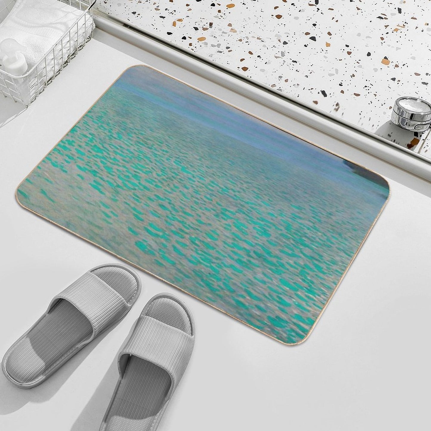 Gustav Klimt - On Lake Attersee Odorless Bath Mat