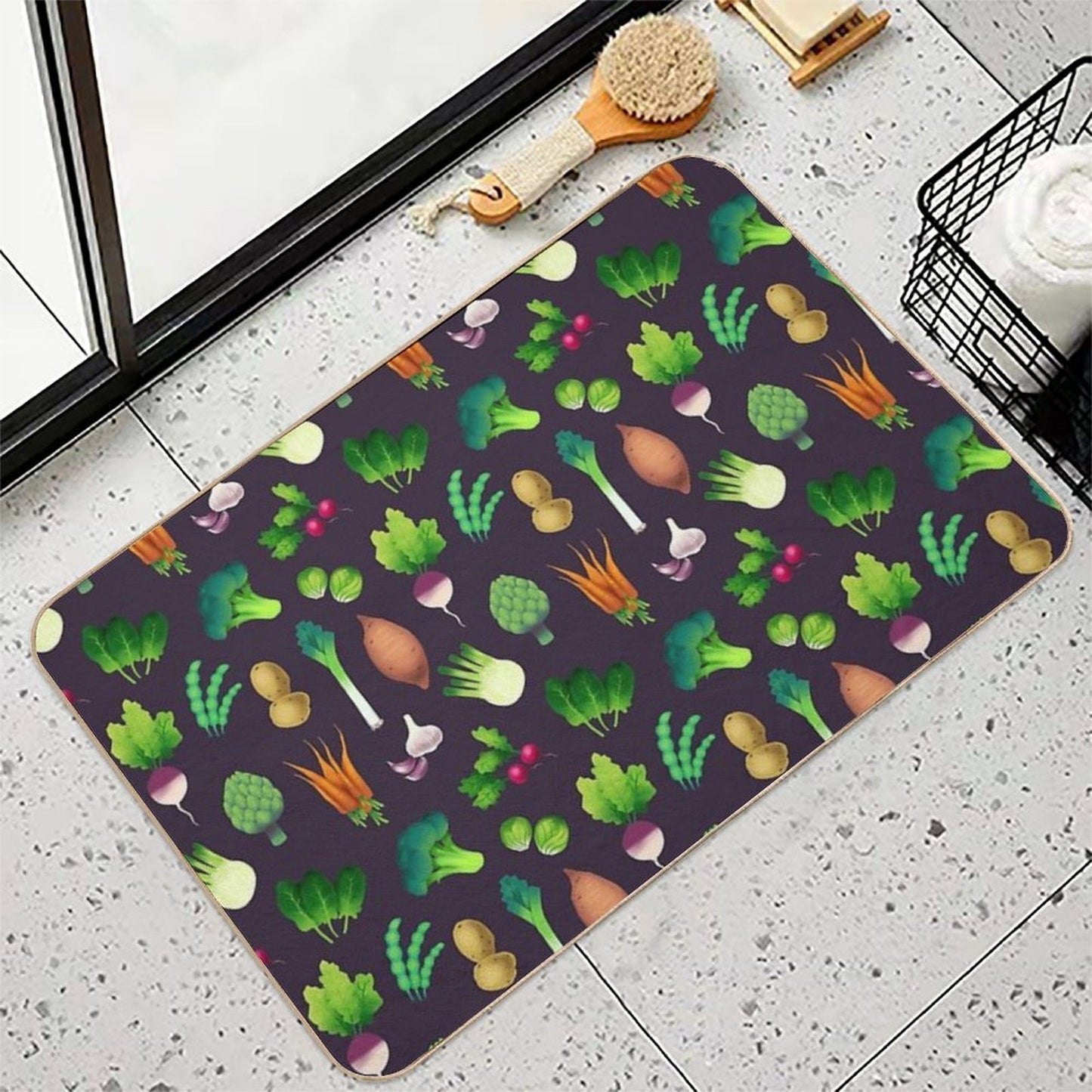Farmers Market Pet-Safe Bath Mat