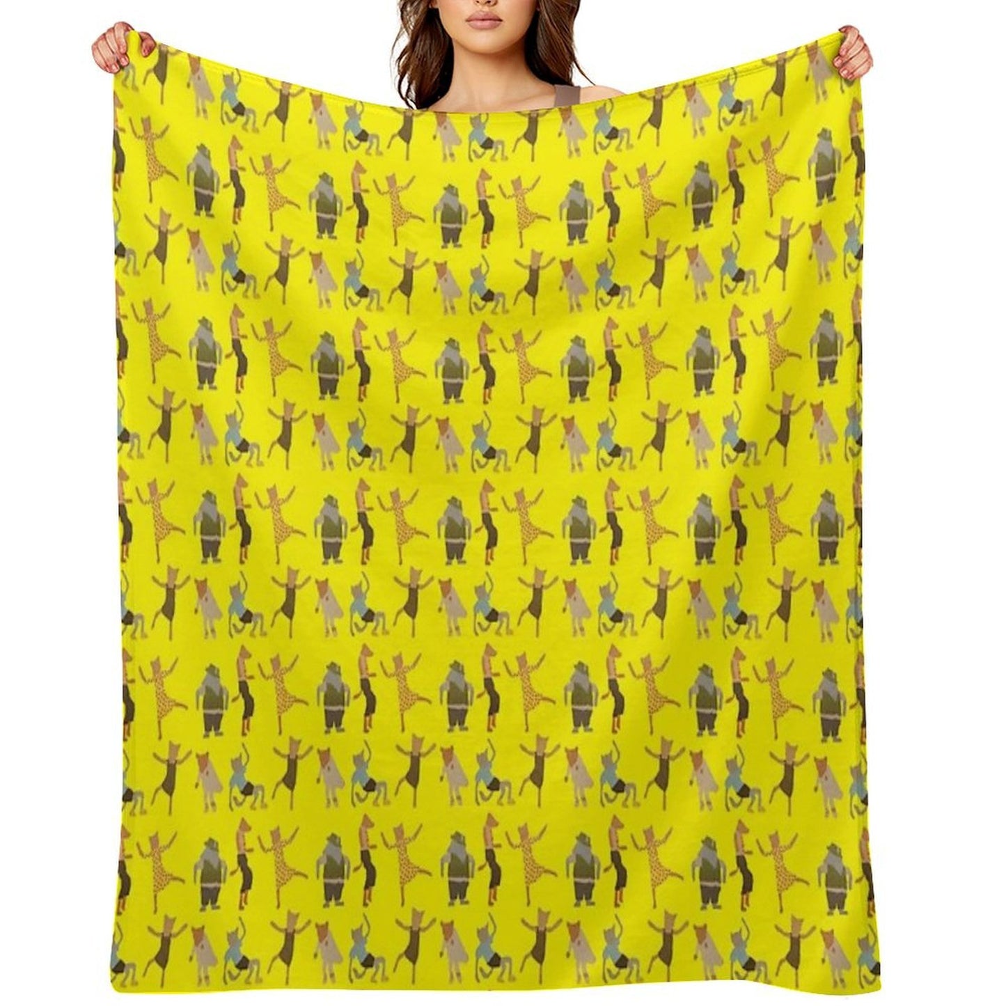 Let Her Dance Plush Throw Blanket