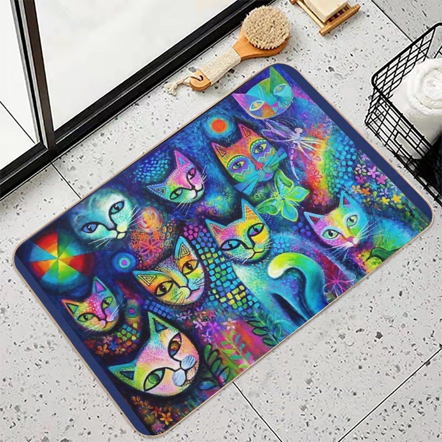 Magicats Fade-Resistant Bath Mat