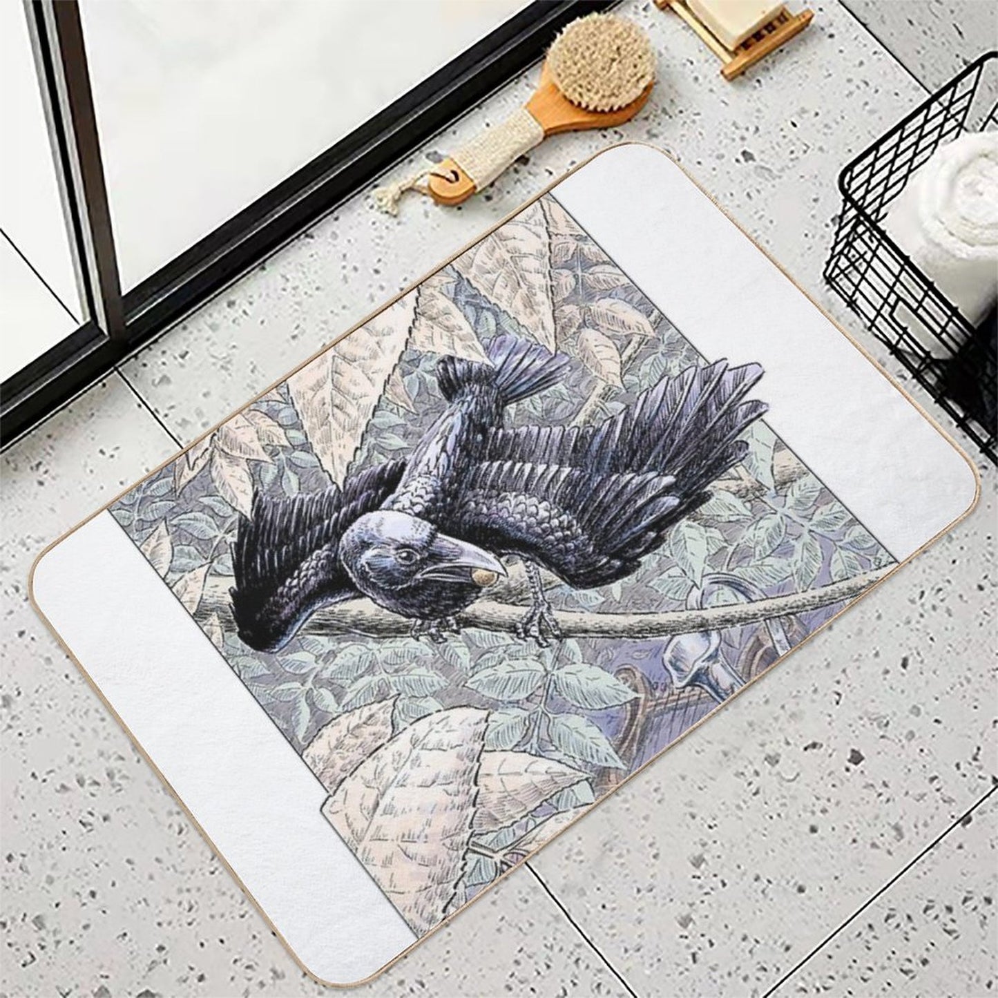 The Crow And The Pitcher Multi-Purpose Bath Mat