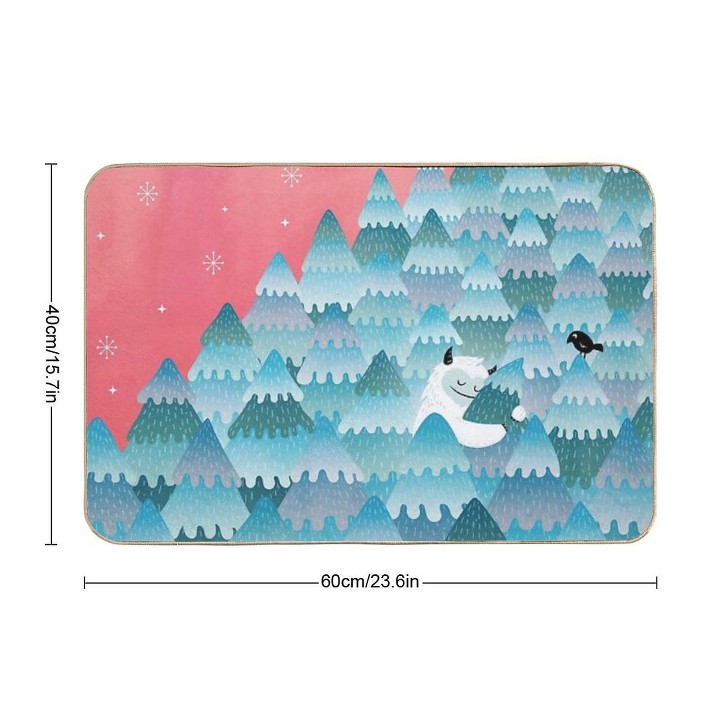 Tree Hugger Stain-Proof Bath Mat