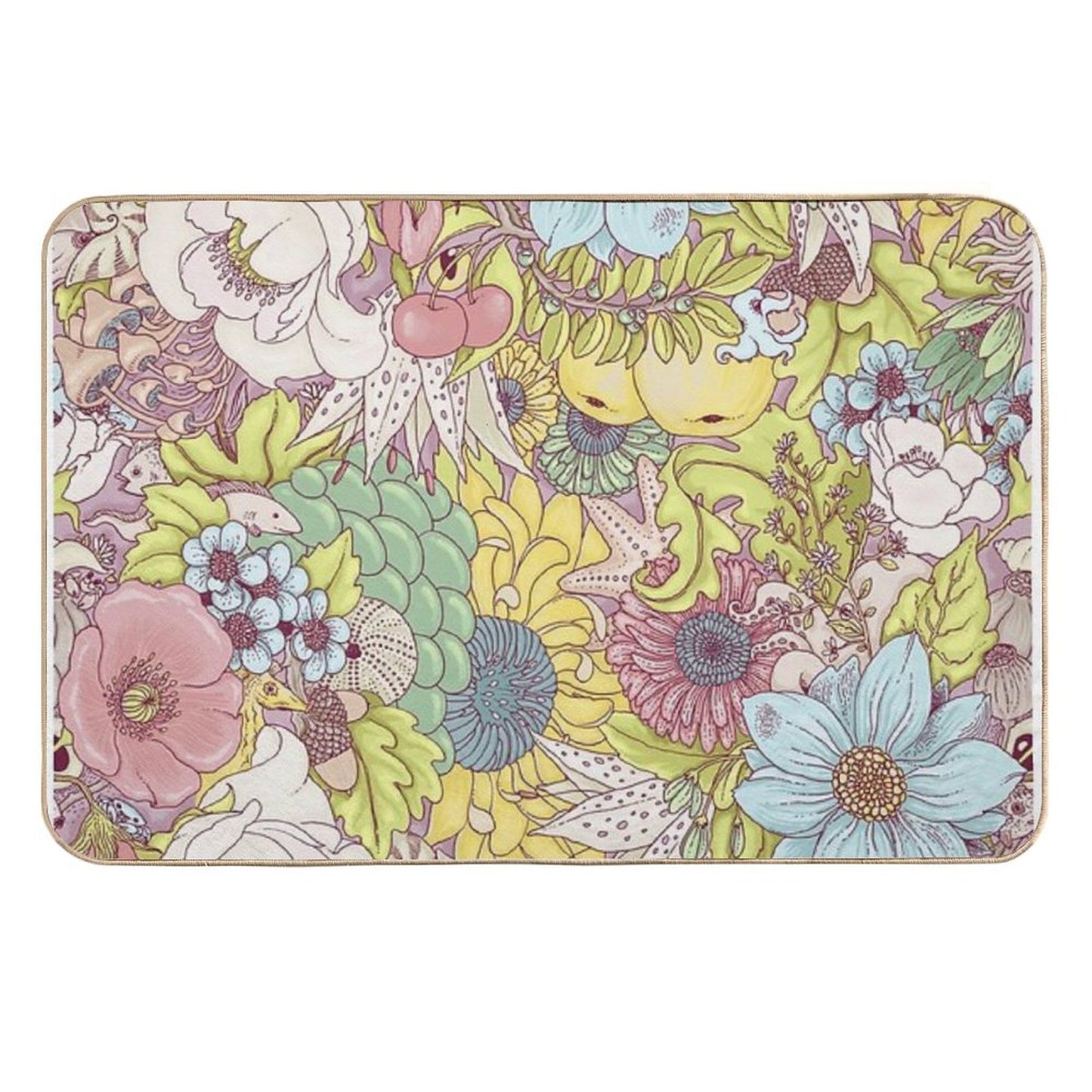 The Wild Side - Summer Durable Bath Mat