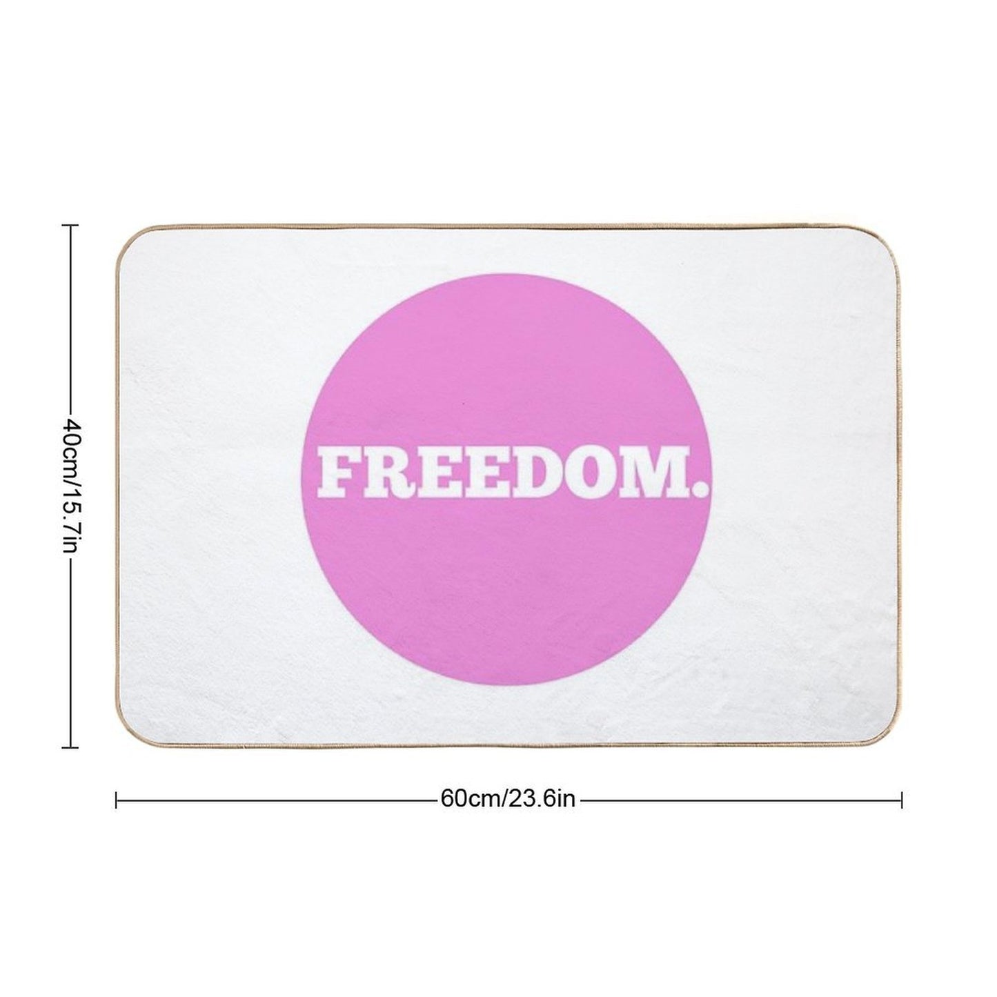 Kesha Freedom Period Fade-Resistant Bath Mat