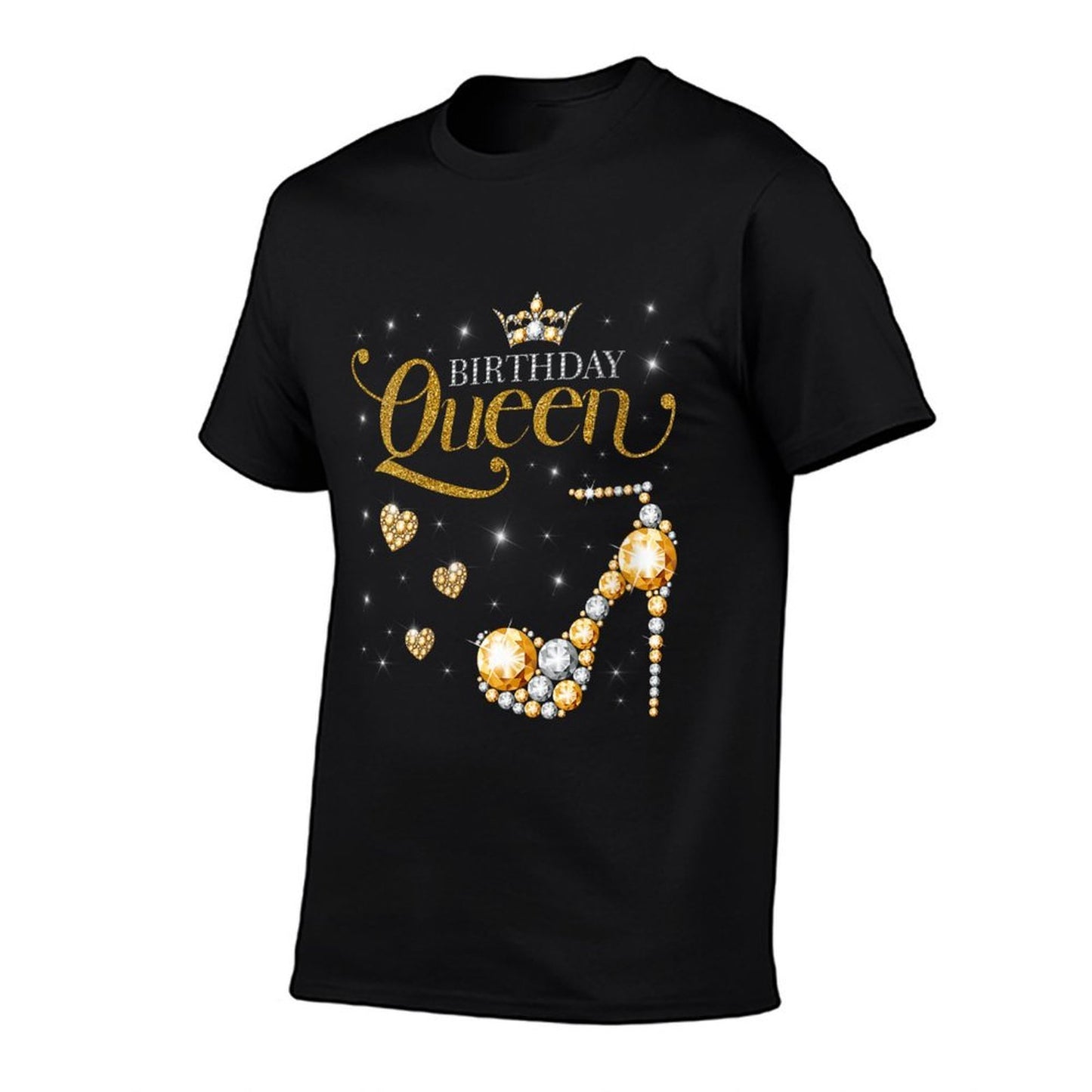 Womens Birthday Queen Happy Birthday Party Odor-resistant T-Shirt