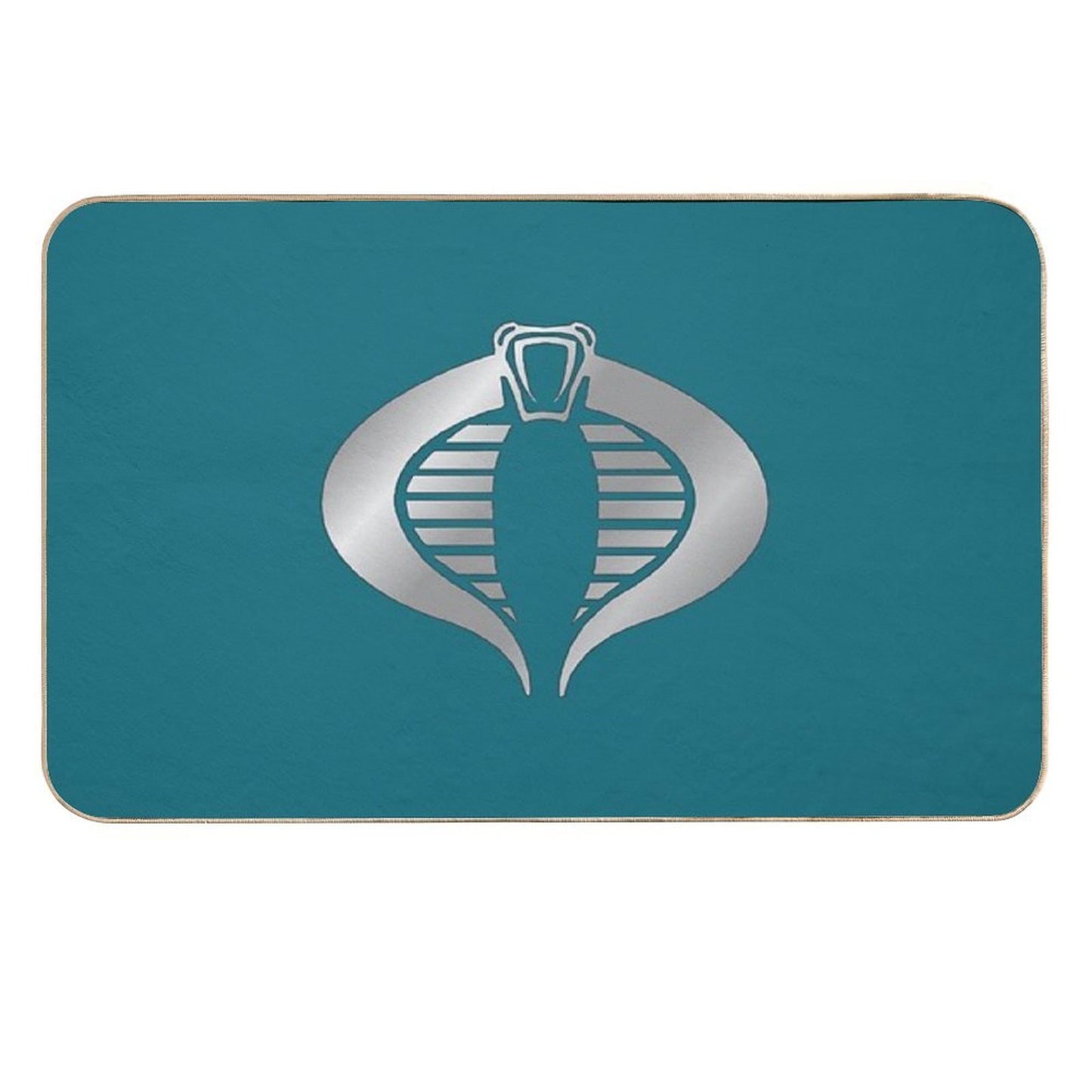 Gi Joe Cobra Copperhead Logo Long-Lasting Bath Mat