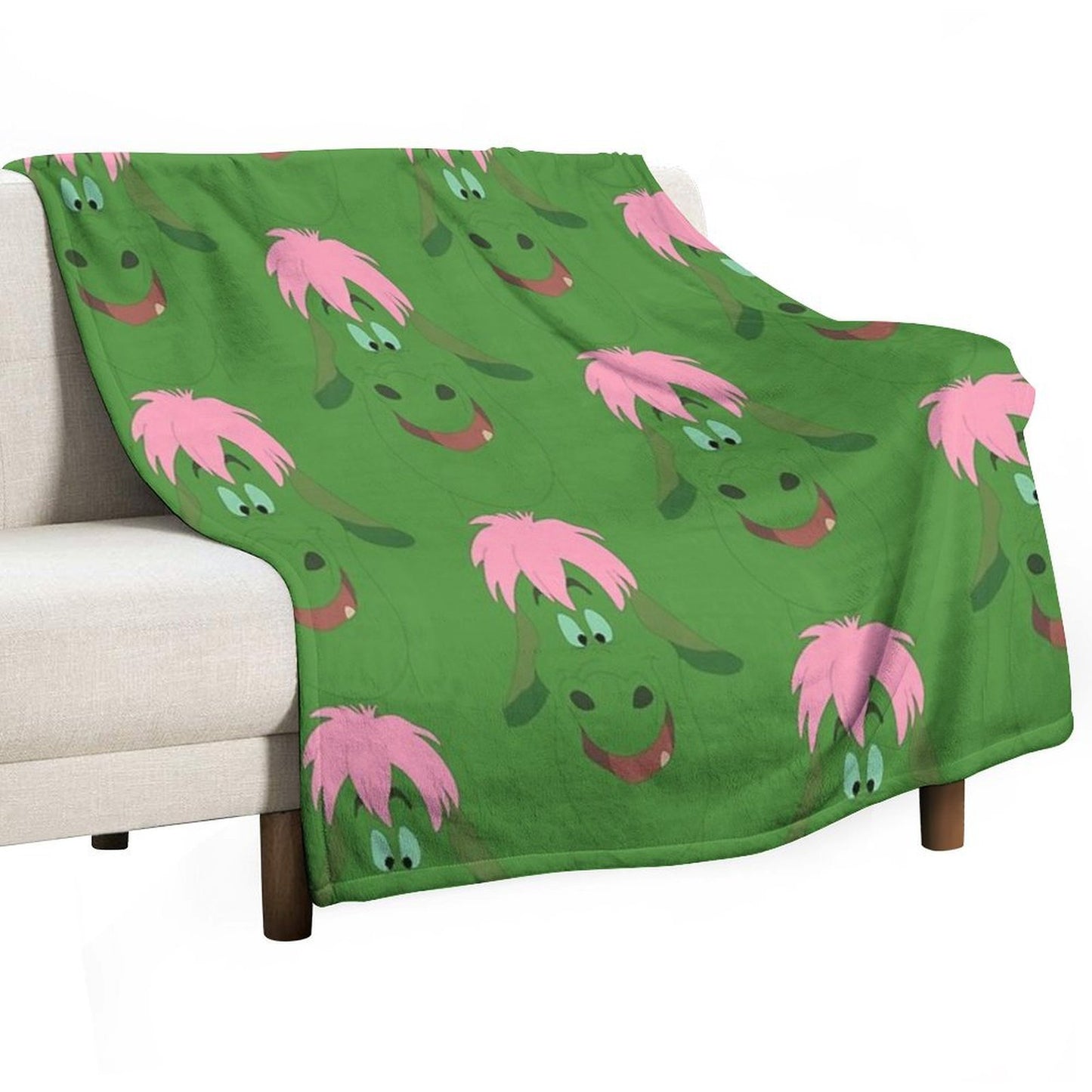 Elliot The Dragon Durable Throw Blanket