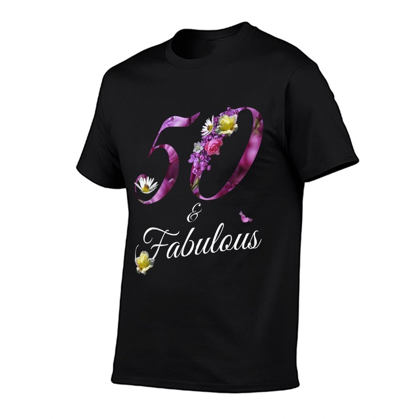50 Year Old 50 & Fabulous Floral 1974 50th Birthday Gift Classic T-Shirt