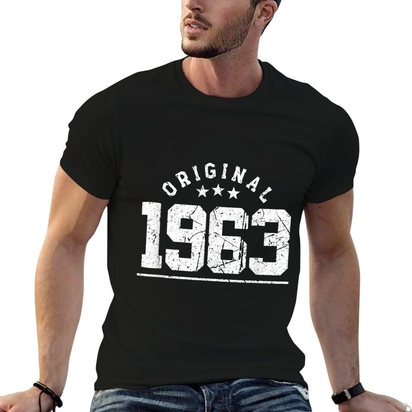60th Vintage 1963 Retro 60th Birthday Relaxed-fit T-Shirt