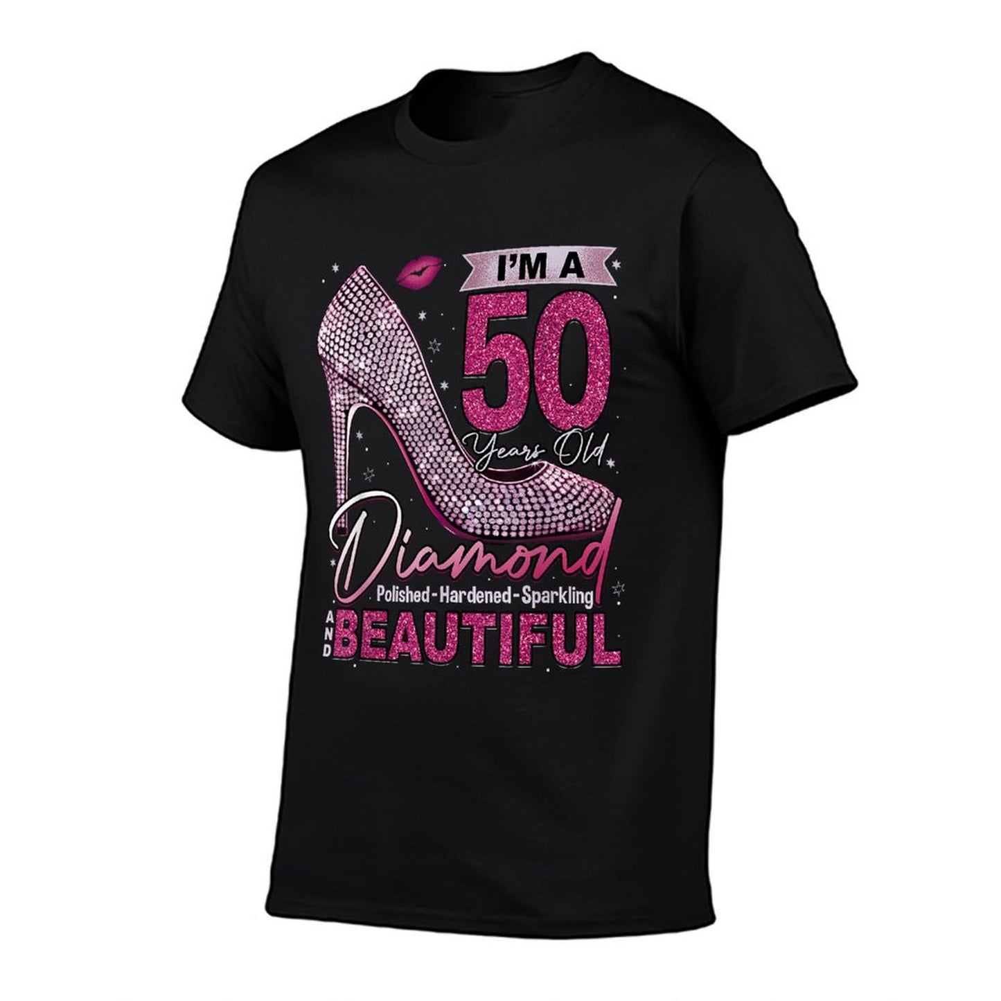 I'm A 50 Years Old Diamond, 50 And Fabulous 50th Birthday  Heathered Texture T-Shirt