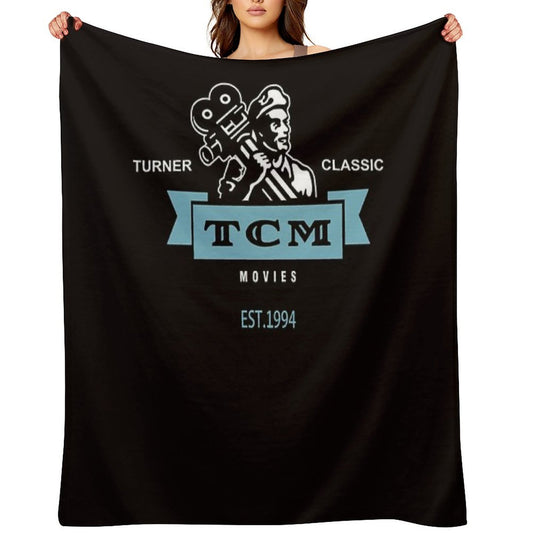 Retro Vintage Turner Classic Movies Durable Throw Blanket