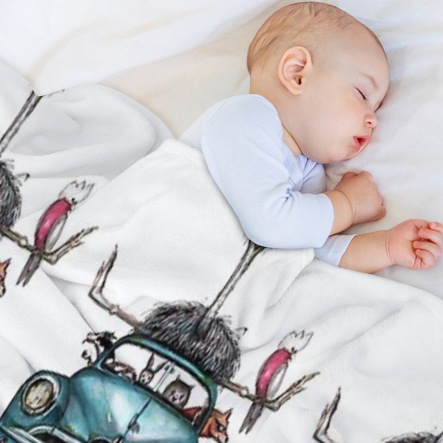 FJ Aussie Party Travel-friendly Throw Blanket