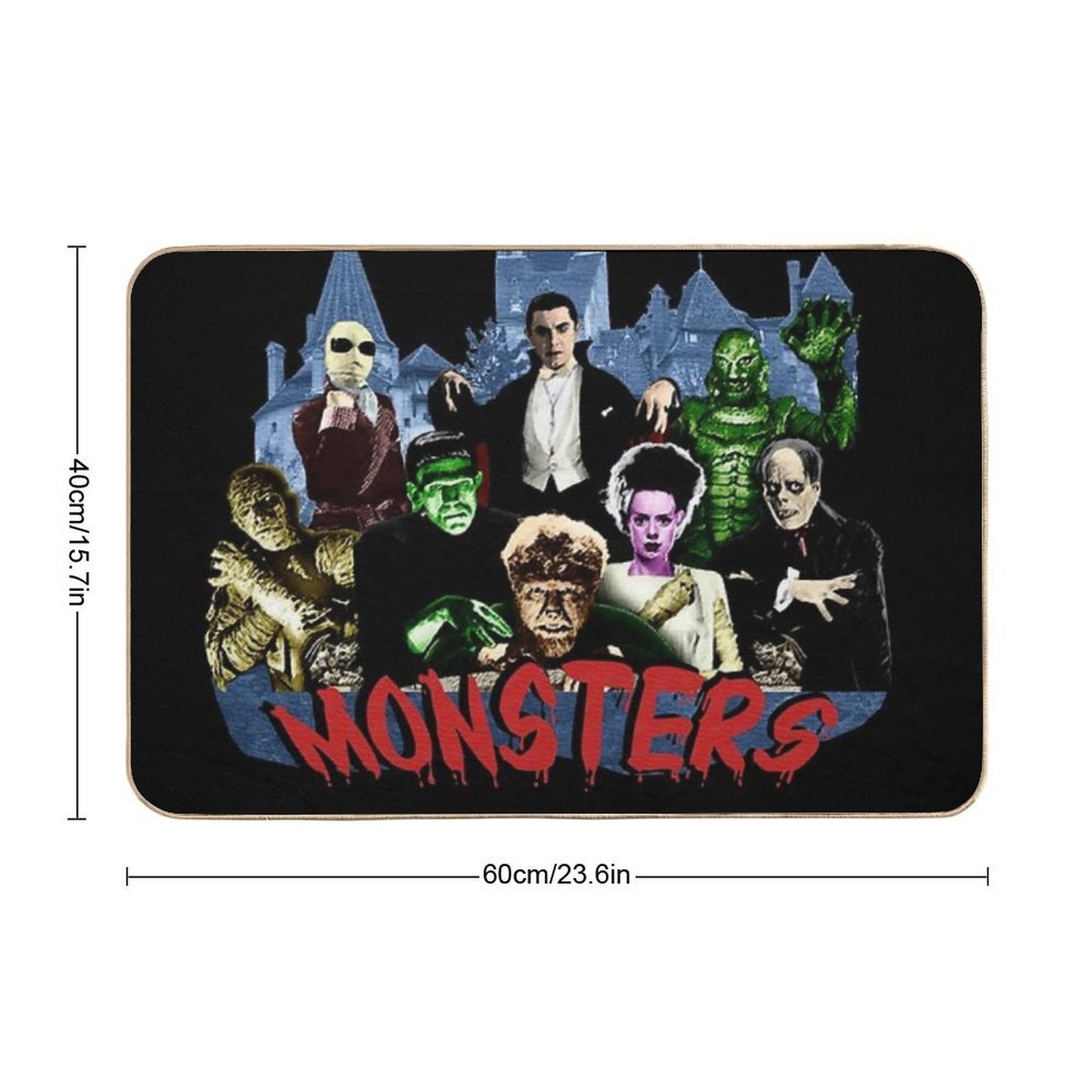 Classic Monsters  High-Traffic Bath Mat