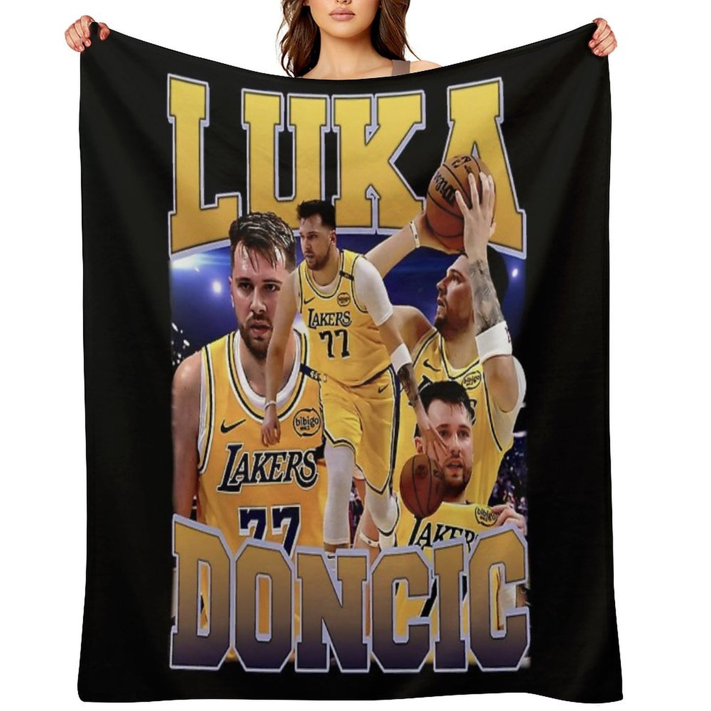 Luka Doncic Lightweight Throw Blanket