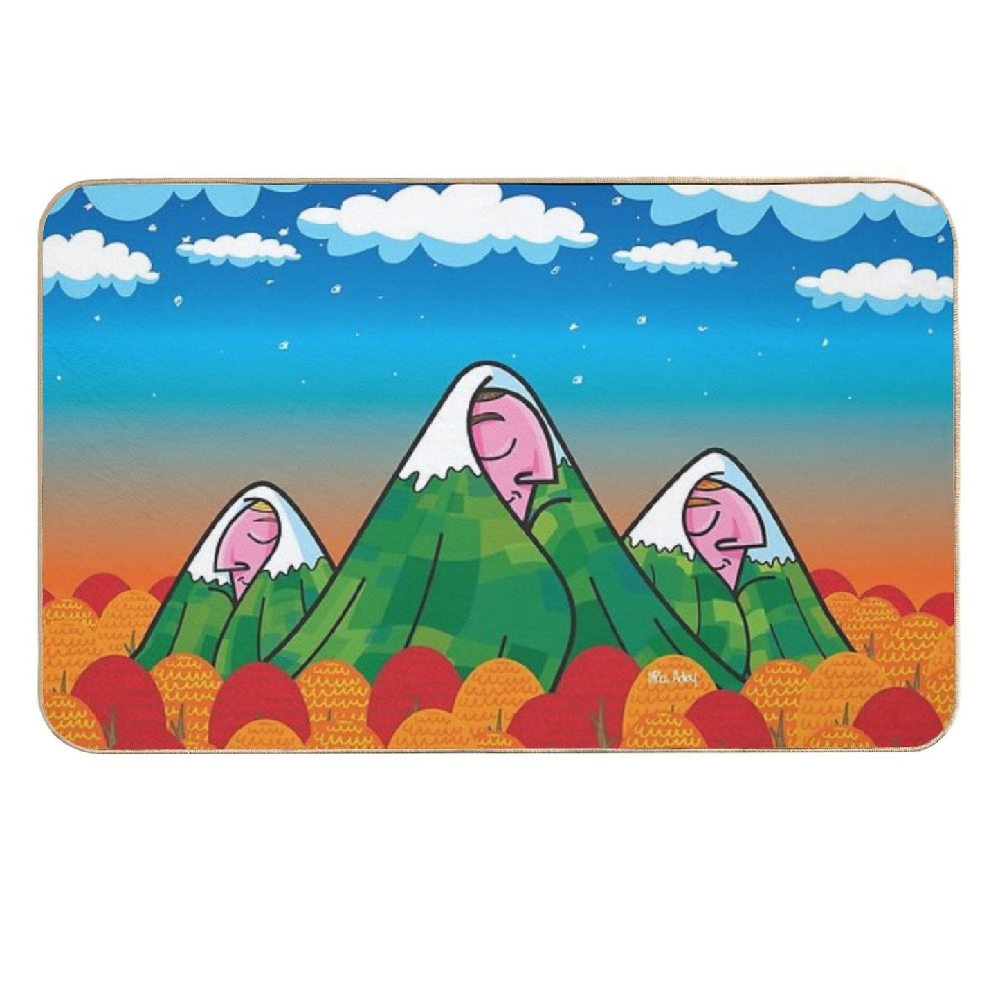Sleeping Giants Repositionable Bath Mat