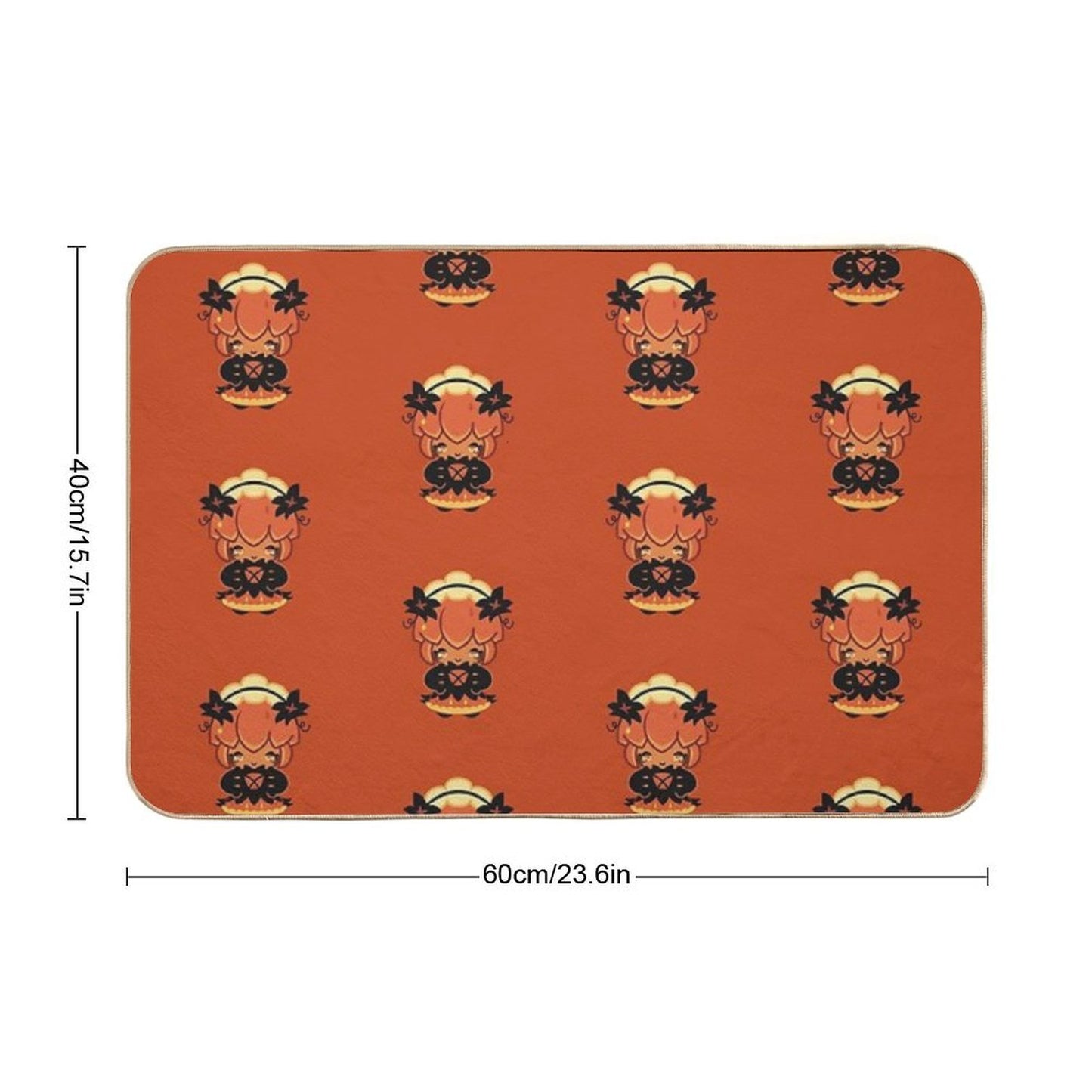 Lil Pumpkin Pie Non-Slip Bath Mat