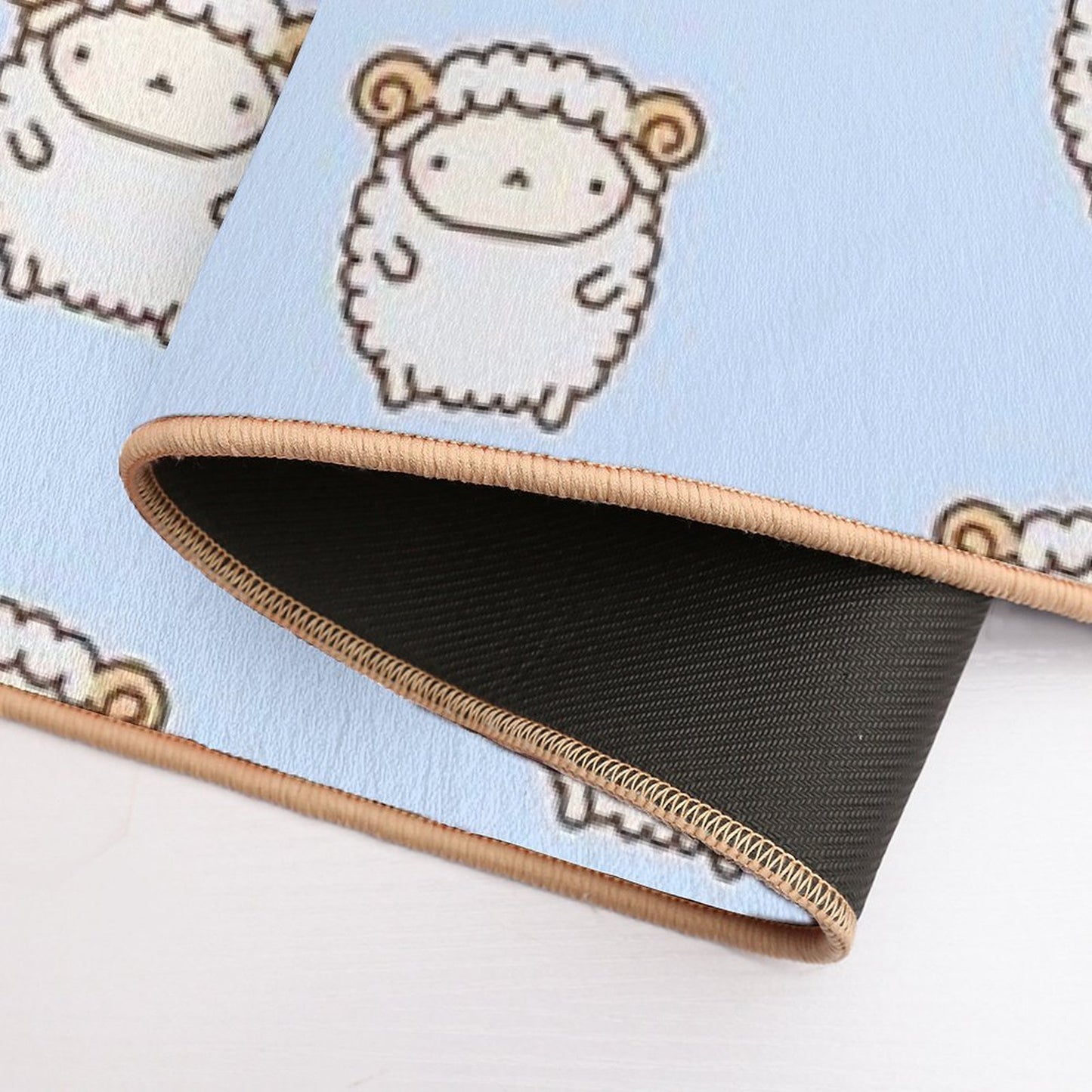 Cute Sheep Fade-Resistant Bath Mat