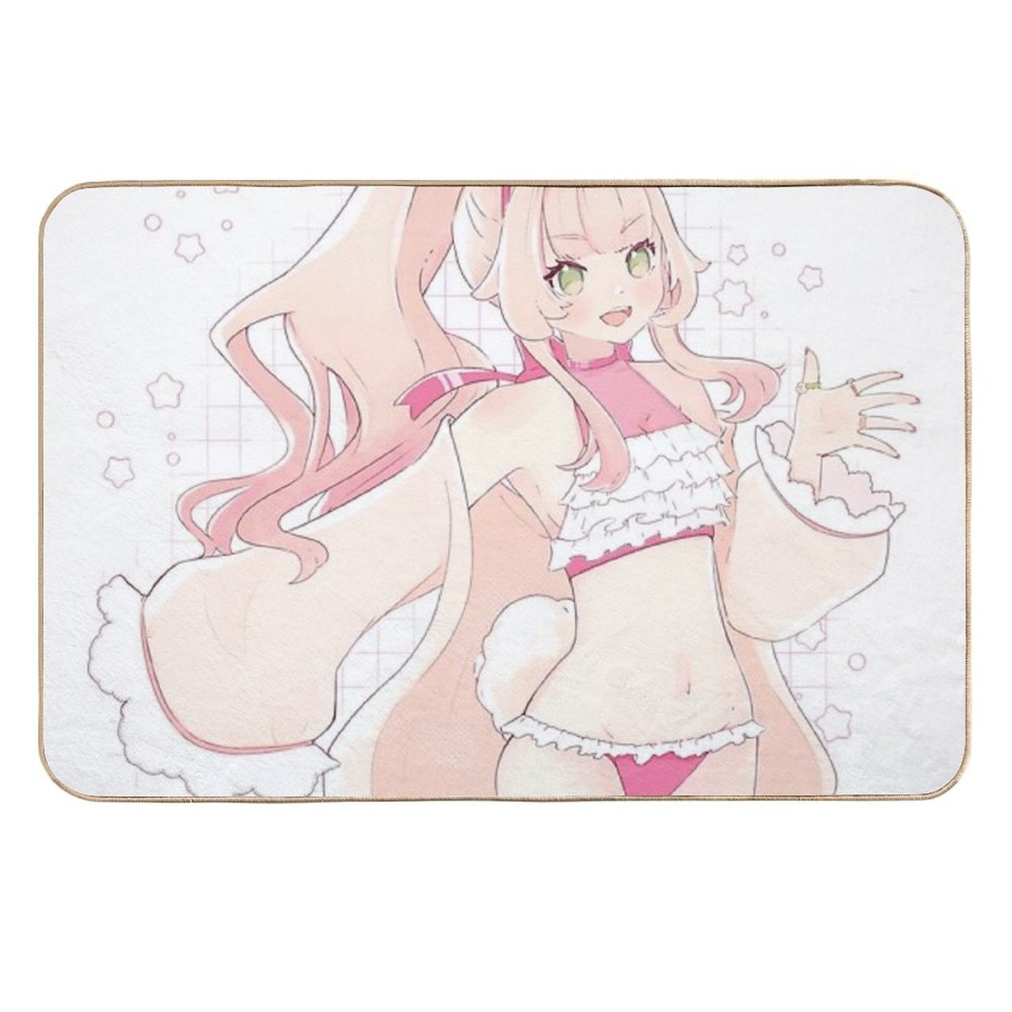 Summer Bun High-Traffic Bath Mat