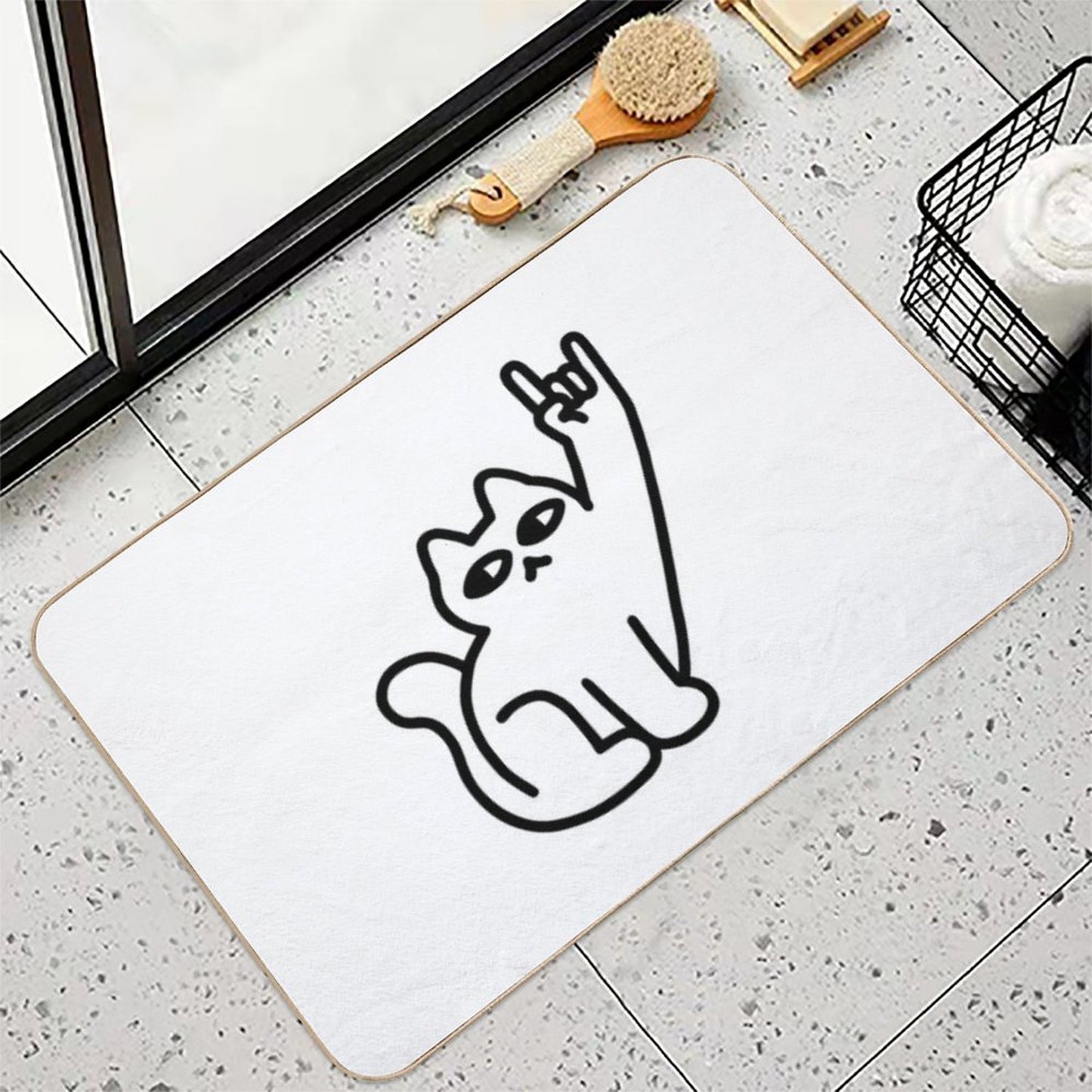 Cats Like Metal Toxin-Free Bath Mat