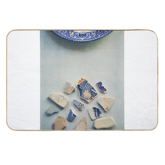 Picking Up The Broken Pieces.  Odorless Bath Mat