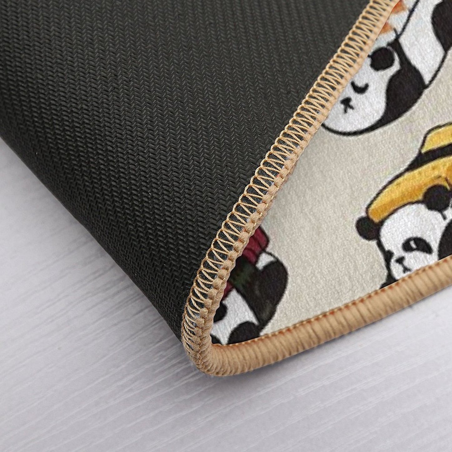 Sushi Panda  Easy To Clean Bath Mat