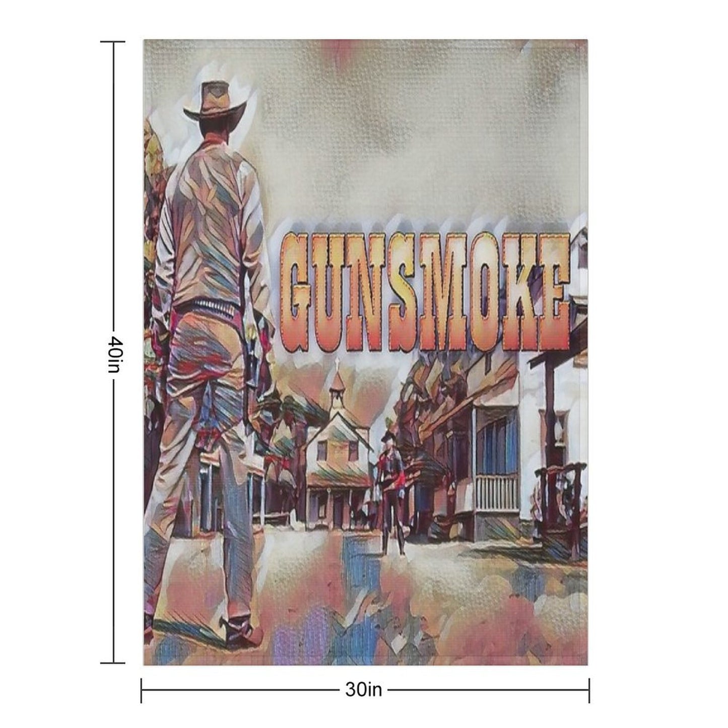 Gunsmoke Lightweight Throw Blanket