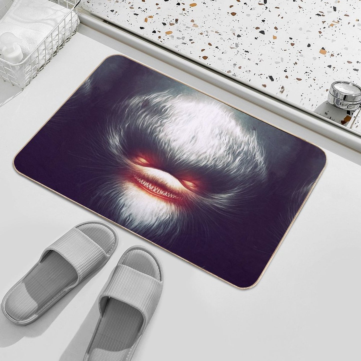 Furry Smile Long-Lasting Bath Mat