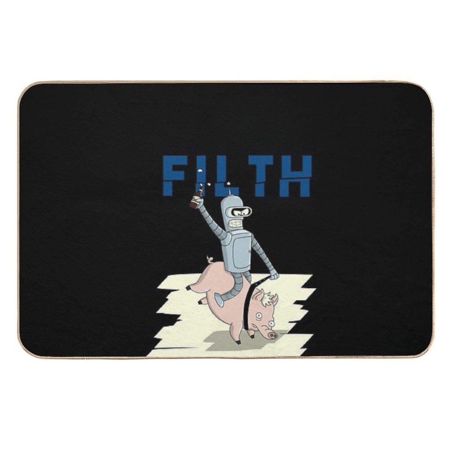 Filth Non-Slip Bath Mat