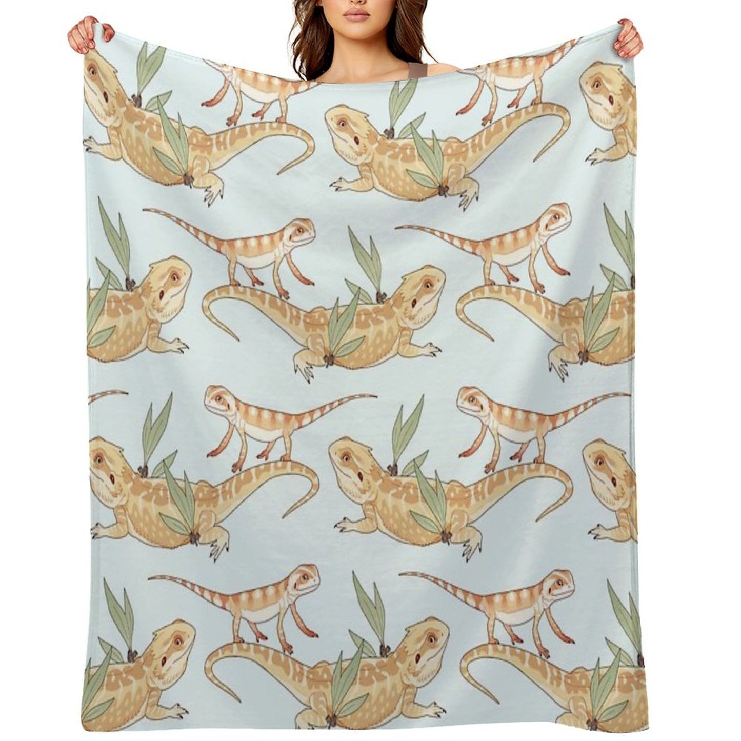 Beardies And Gums Gift-ready Throw Blanket
