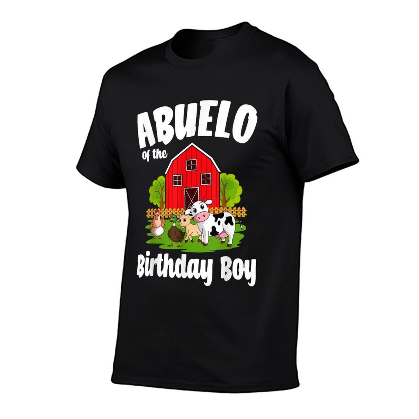 Abuelo Of The Birthday Boy Farm Animal Bday Party Slim-fit Cut T-Shirt