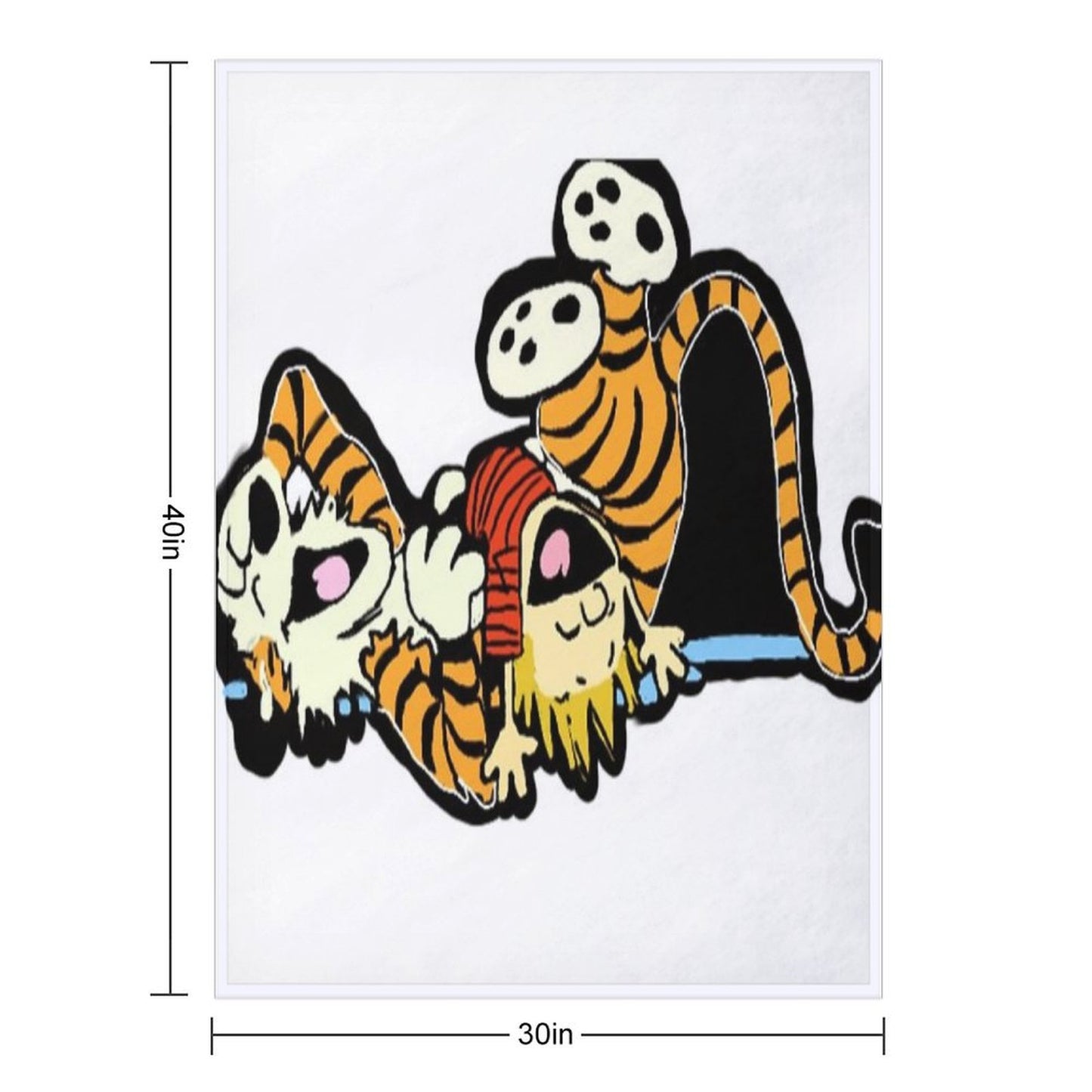 Calvin And Hobbs Gift-ready Throw Blanket