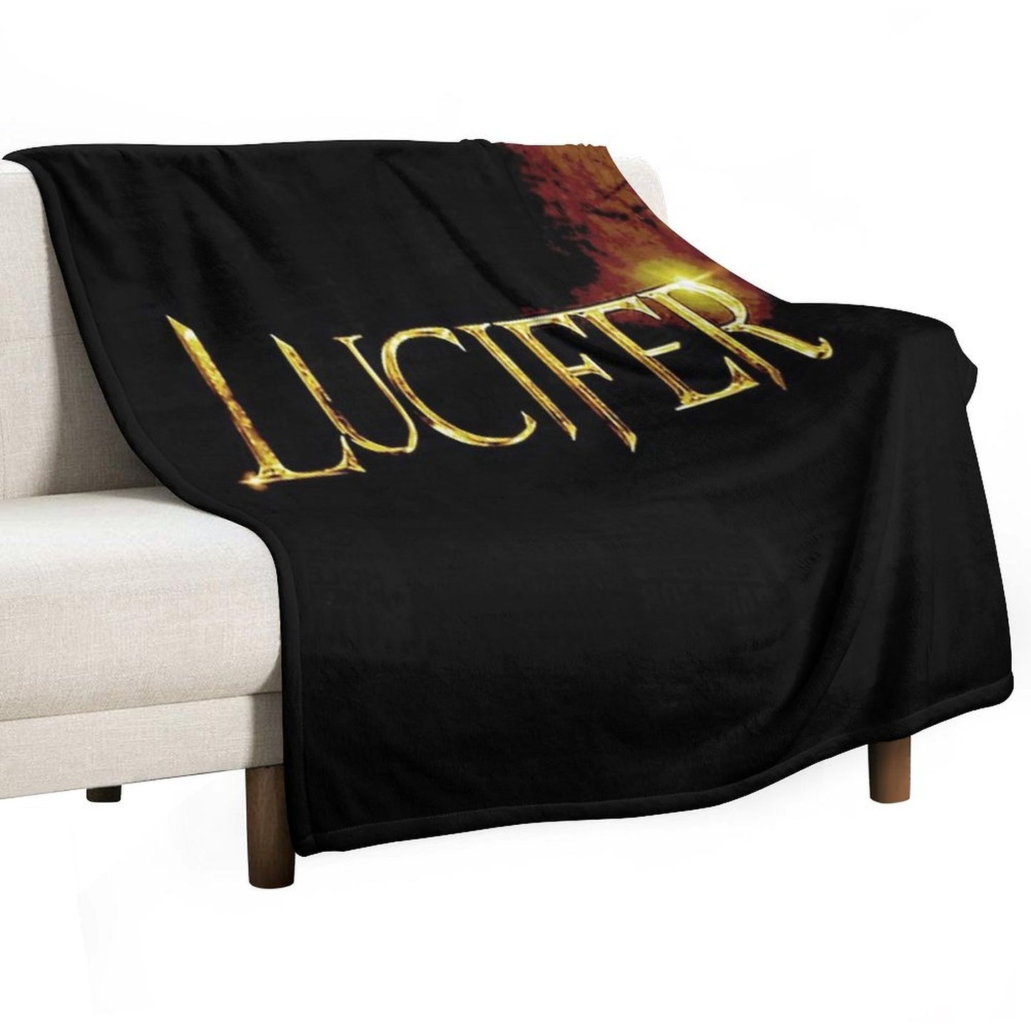 LUCIFER! Sustainable Throw Blanket