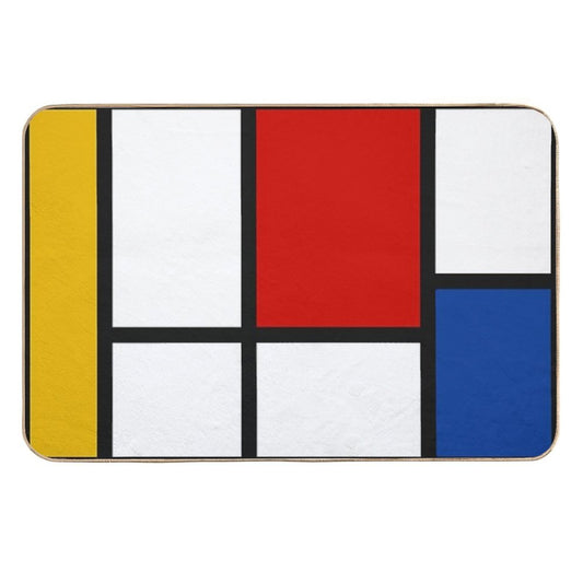De Stijl #1 (Mondrian Inspired)  Versatile Bath Mat