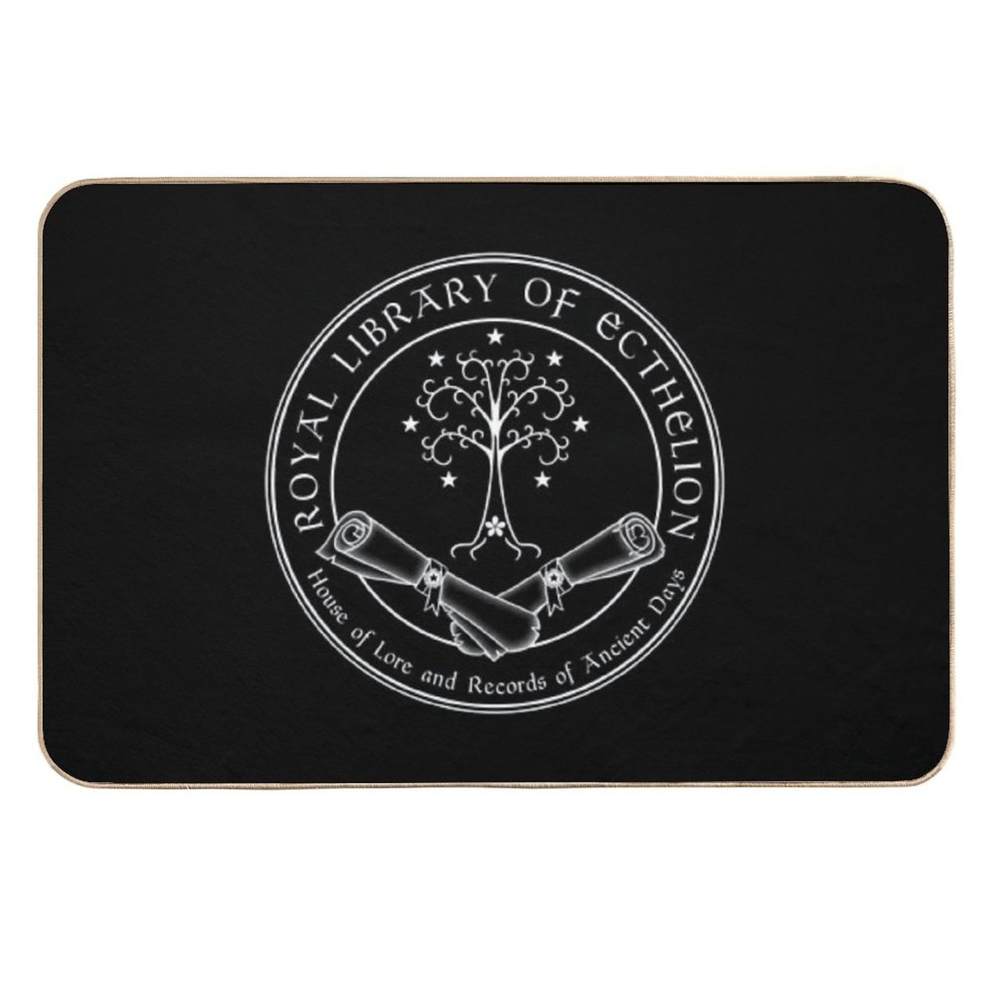 Royal Library of Ecthelion Pet-Safe Bath Mat