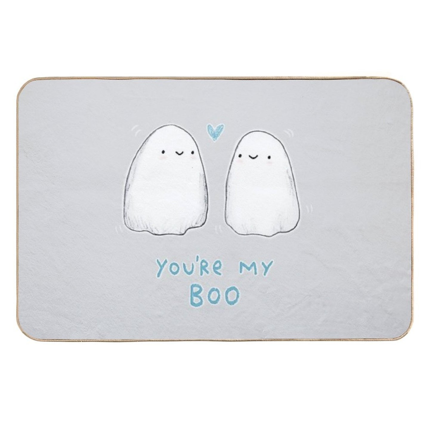 Spooky Love Easy Maintenance Bath Mat