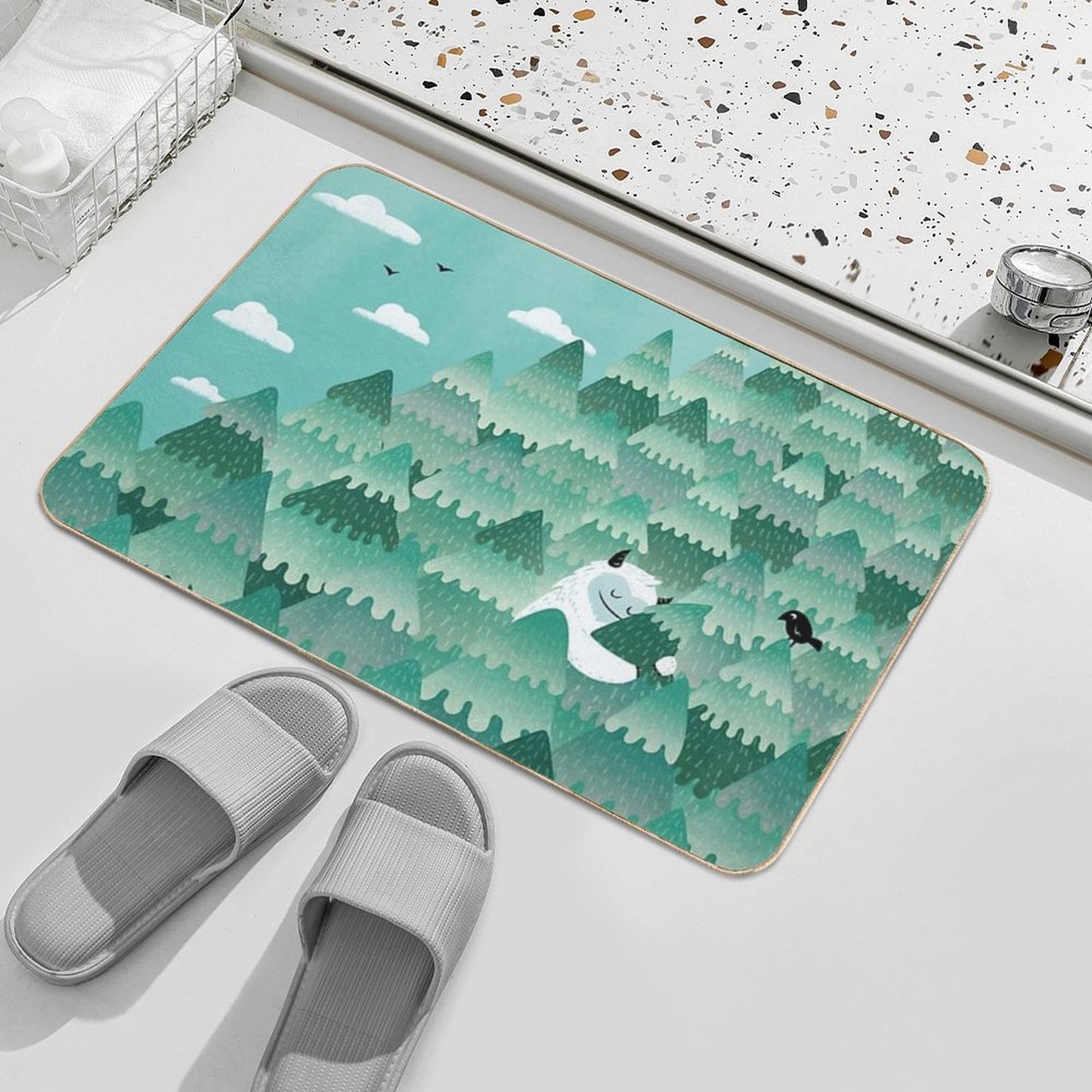 Tree Hugger (Spring & Summer Version) Multi-Purpose Bath Mat