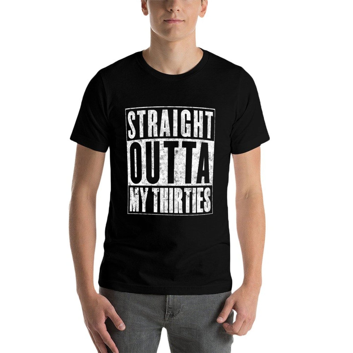 1982 Straight Outta My Thirties Funny 40th BIRTHDAY Tagless Design T-Shirt