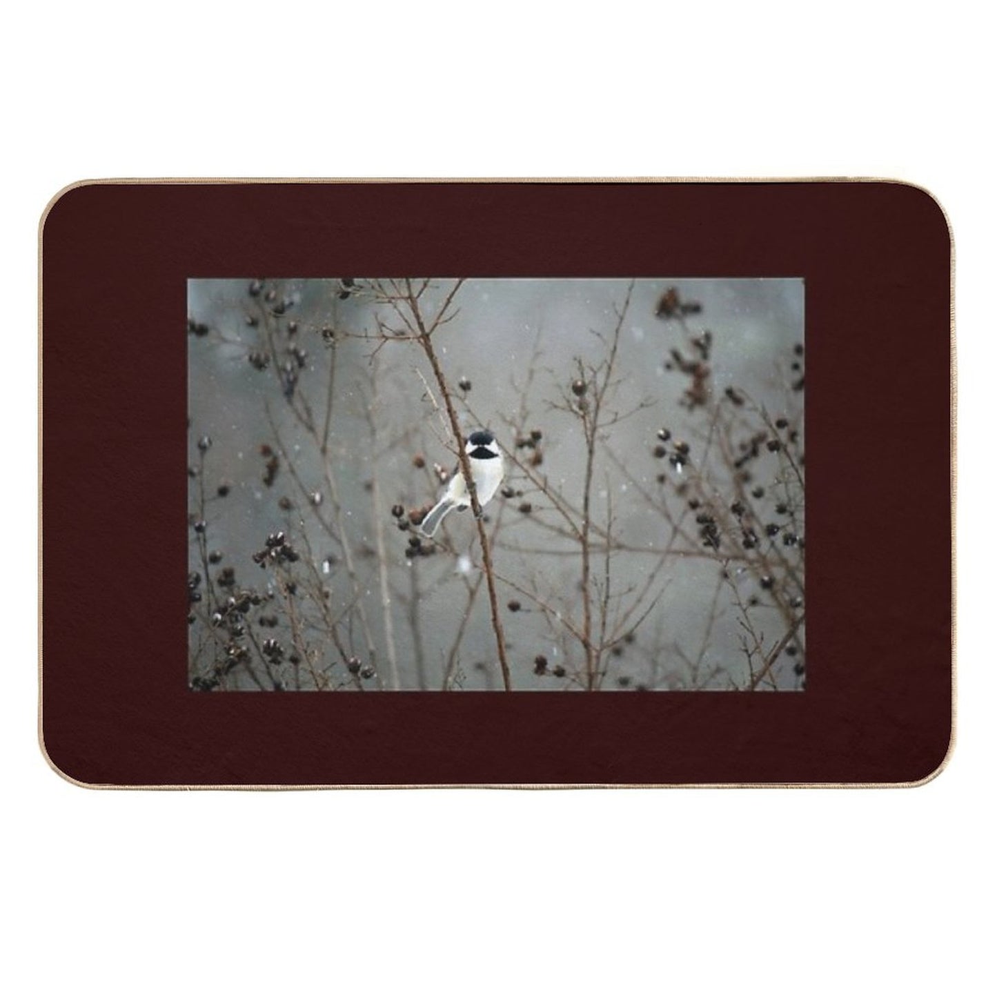 Chilly Chick-a-Dee Eco-Friendly Bath Mat