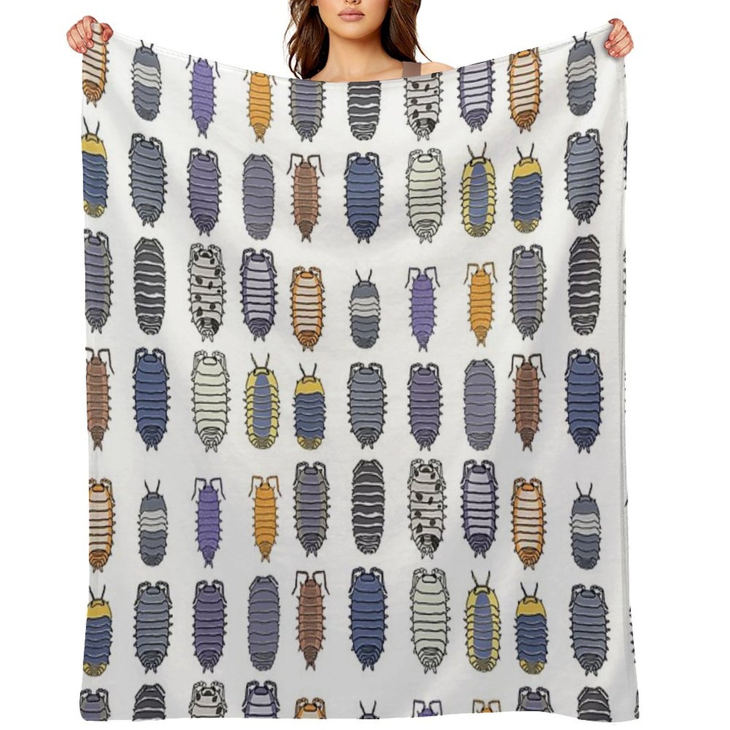 Isopods Easy Care Throw Blanket